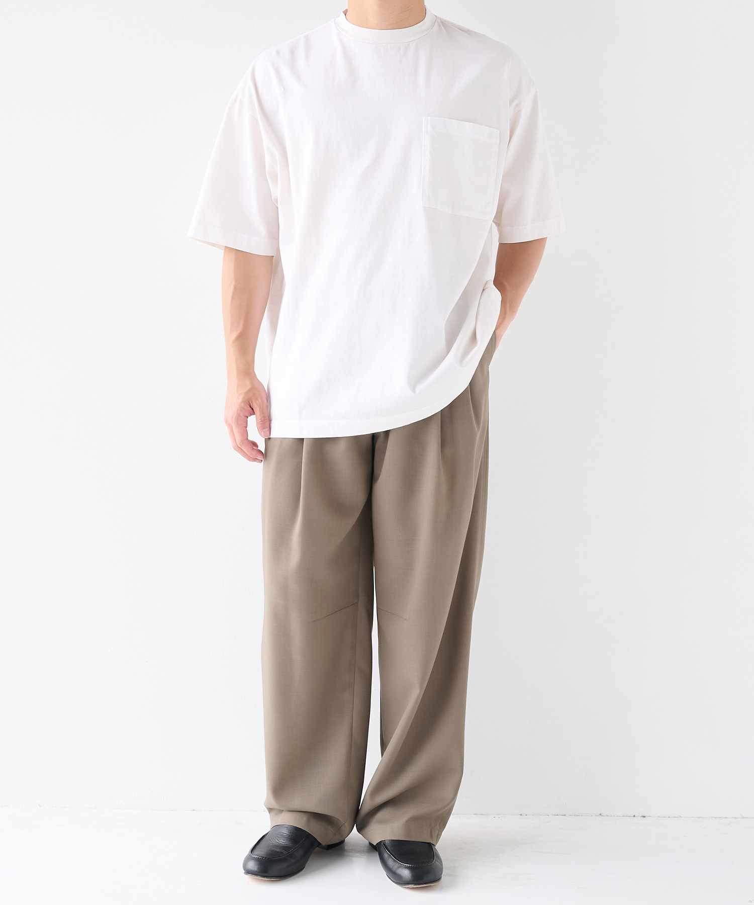 ガーメントダイ リラックスTシャツ STUDIOUS