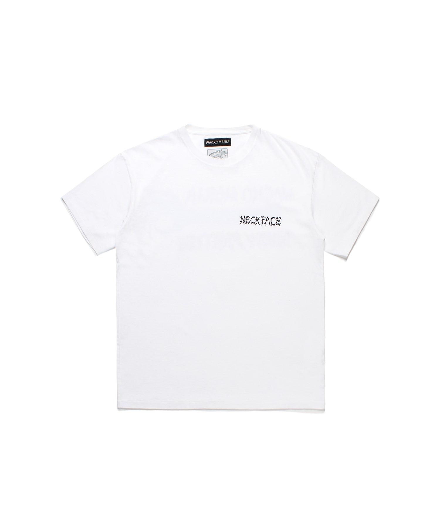 NECK FACE / WASHED HEAVY WEIGHT CREW NECK T-SHIRT ( TYPE-1 ) WACKO MARIA