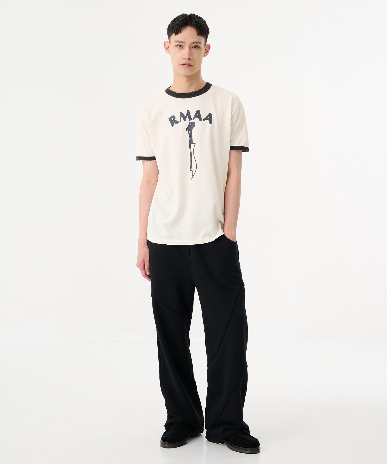 別注 DAMAGE RINGER TEE JieDa