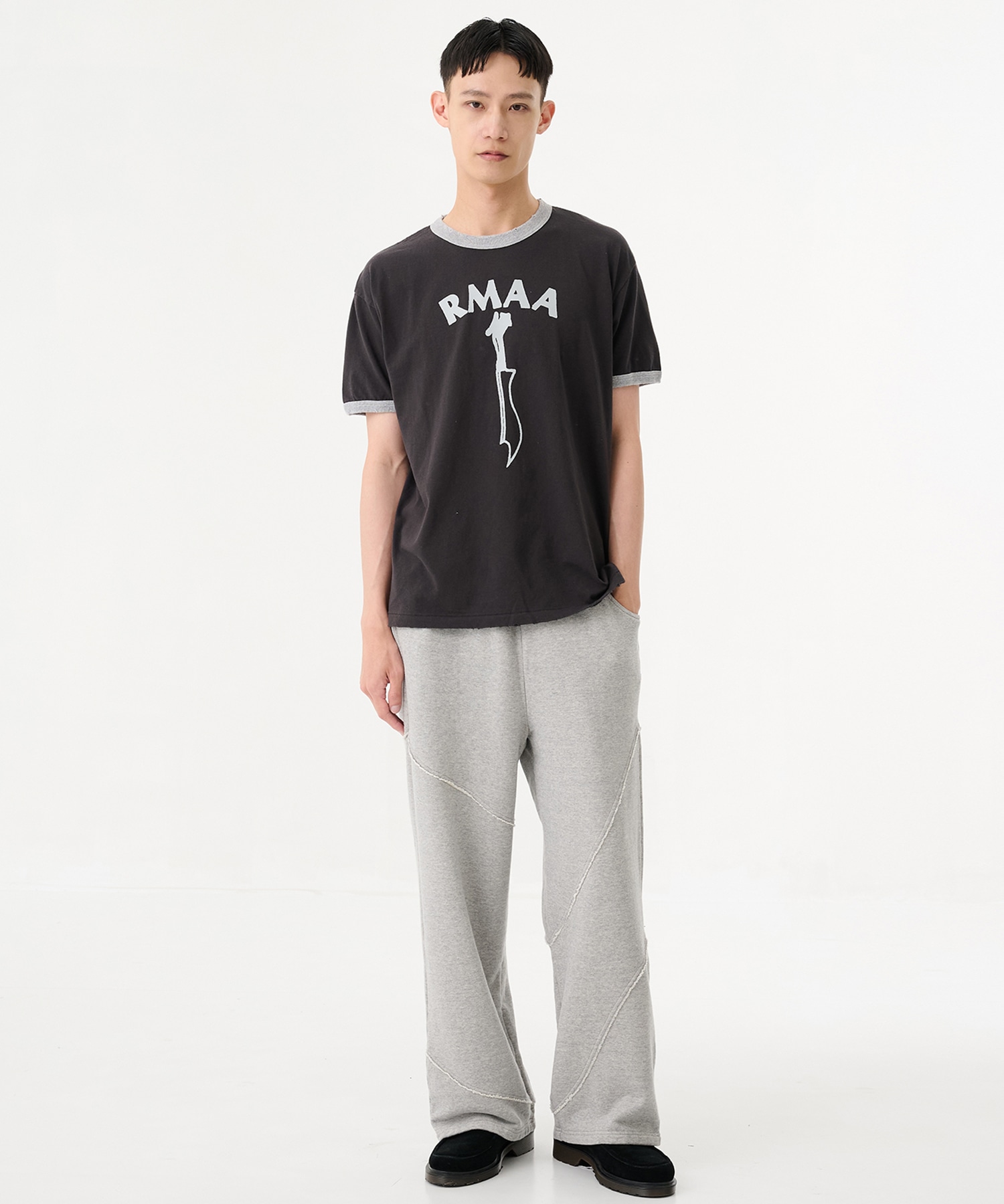 別注 DAMAGE RINGER TEE JieDa