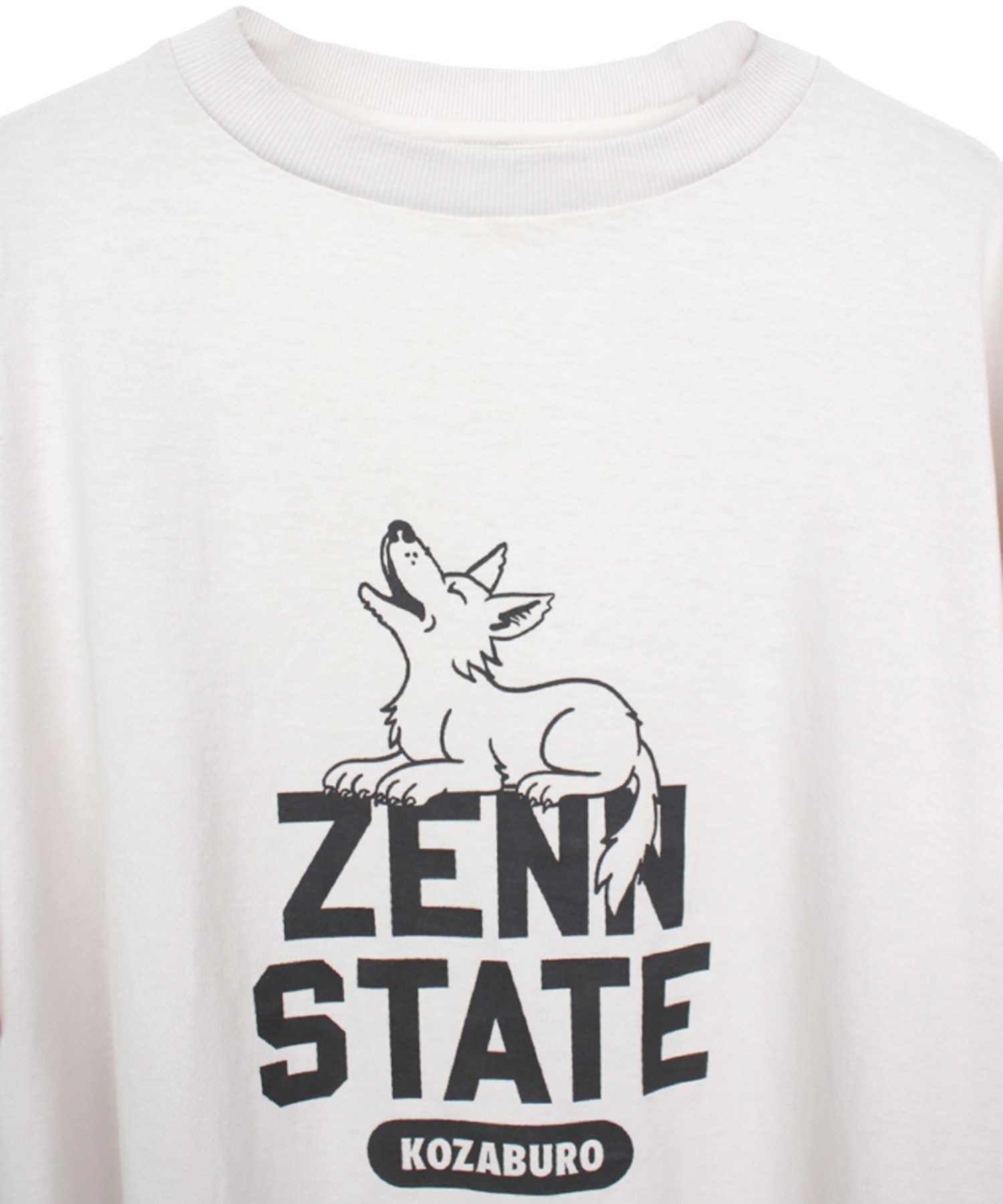 ZENN STATE COLLEGE PRINT SHORT SLEEVE T-SHIRT KOZABURO