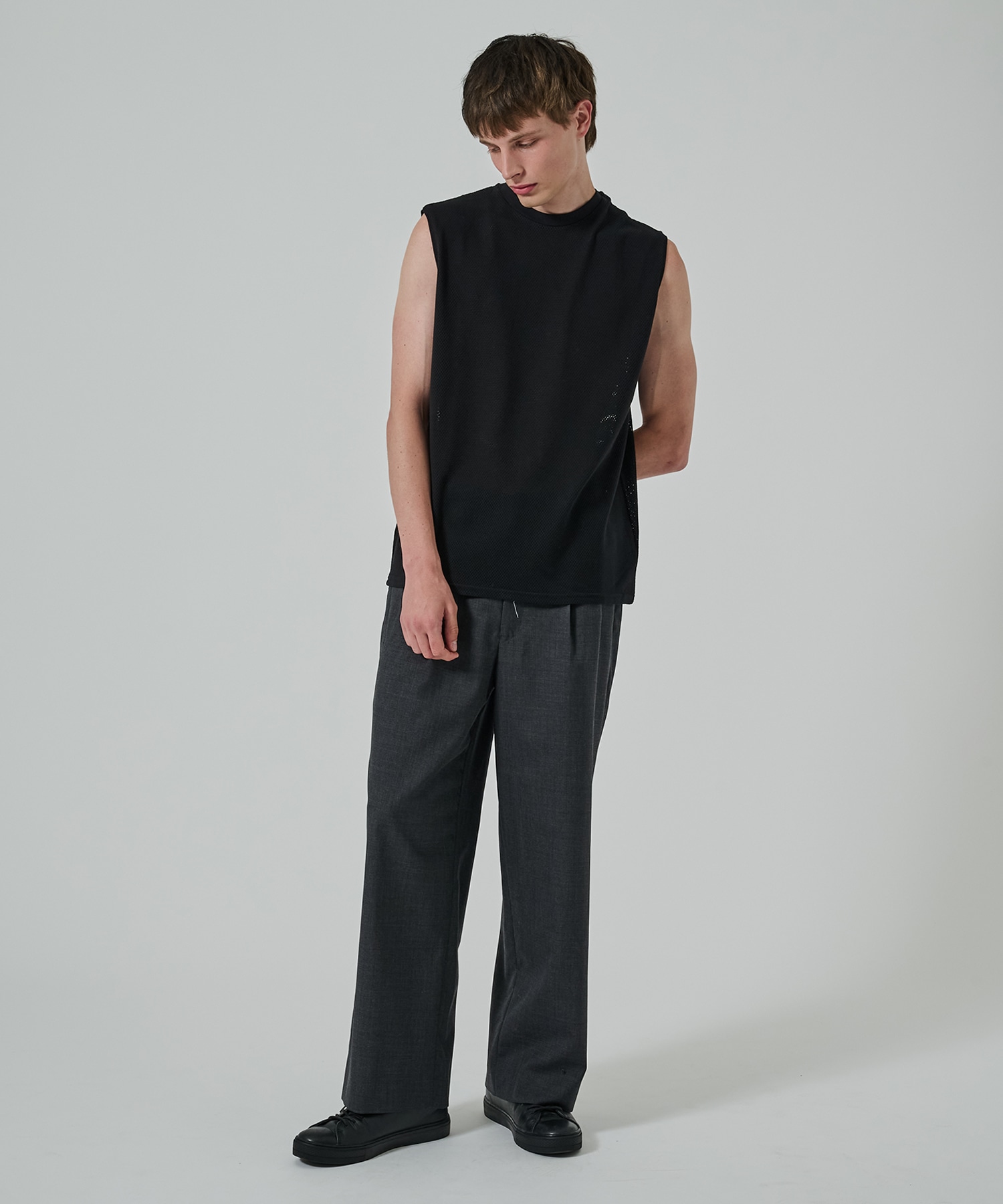 オーガニックコットンメッシュ / メッシュスリーブレスTEE MARKAWARE/marka