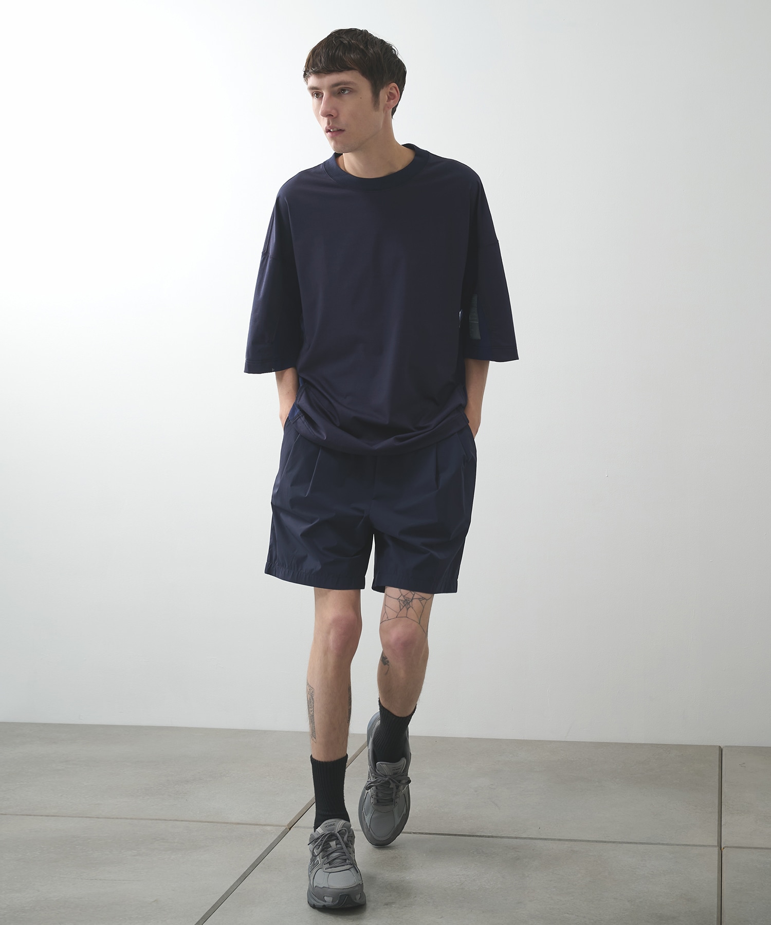 〈別注〉メッシュ切り替えミルスペックTEE N.HOOLYWOOD