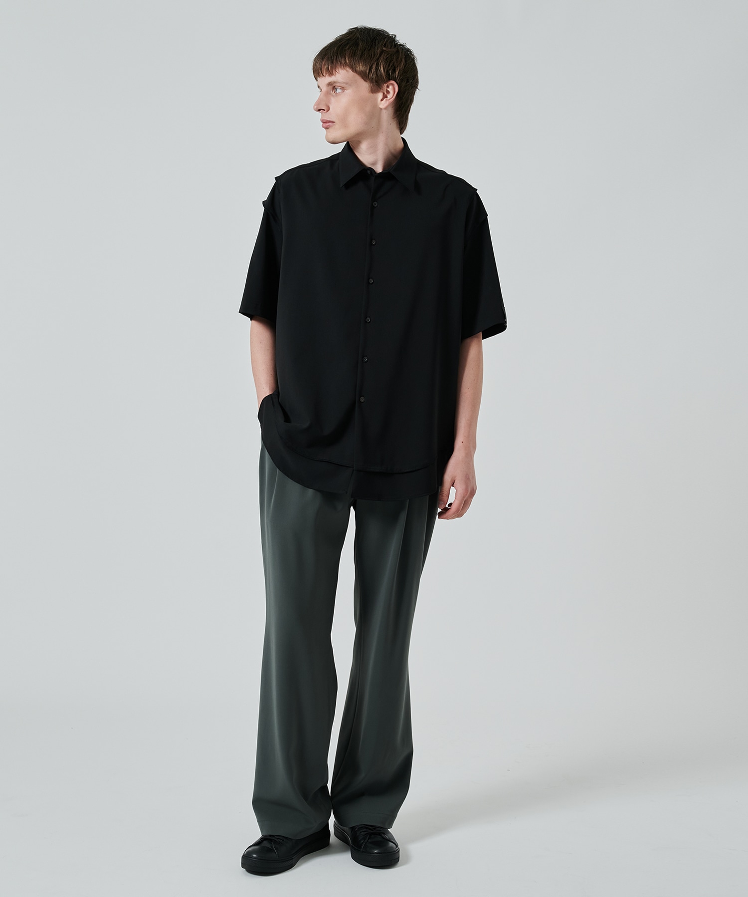 〈別注〉 2255-PT11-003 3TUCK PANTS N.HOOLYWOOD