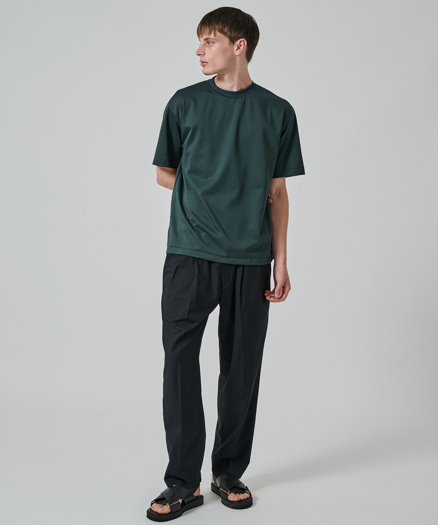 アイスワイドテーパードパンツ STUDIOUS