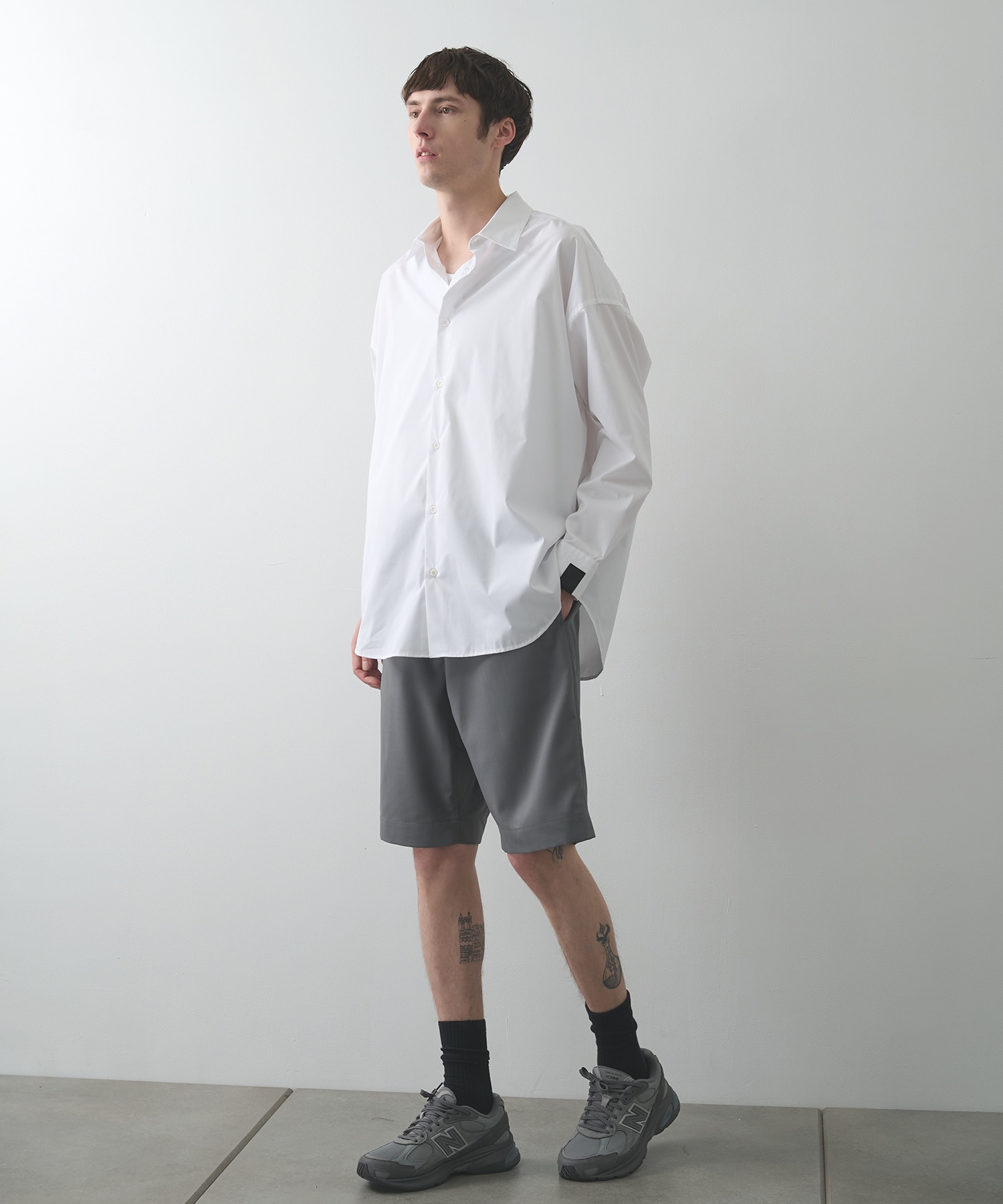 WEBBING BELT HALF PANTS N.HOOLYWOOD