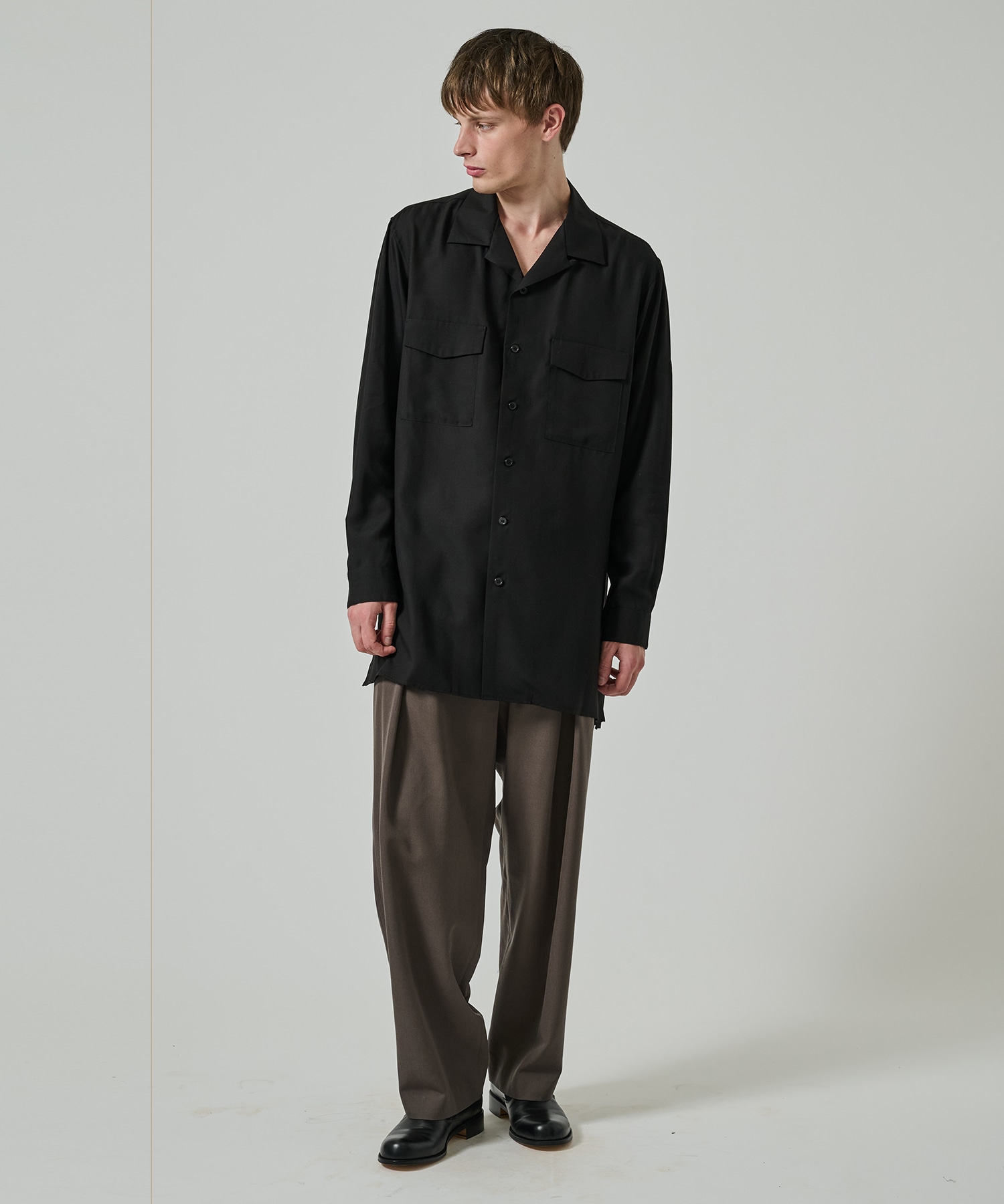 SUIT CDH OPEN COLLAR SHIRT Yohji Yamamoto
