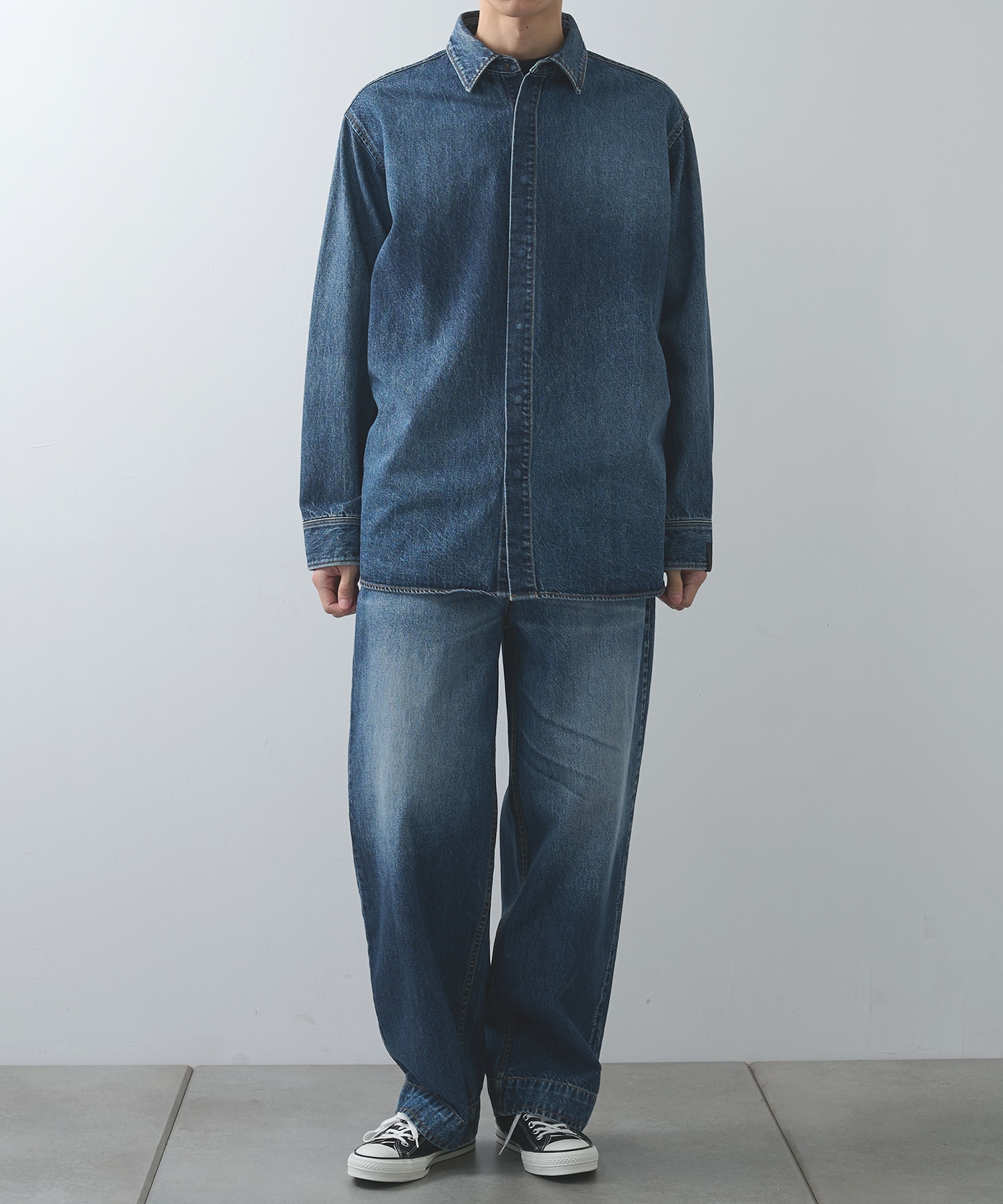 2252-SH22-009-W DENIML/S SHIRTS WASHED N.HOOLYWOOD