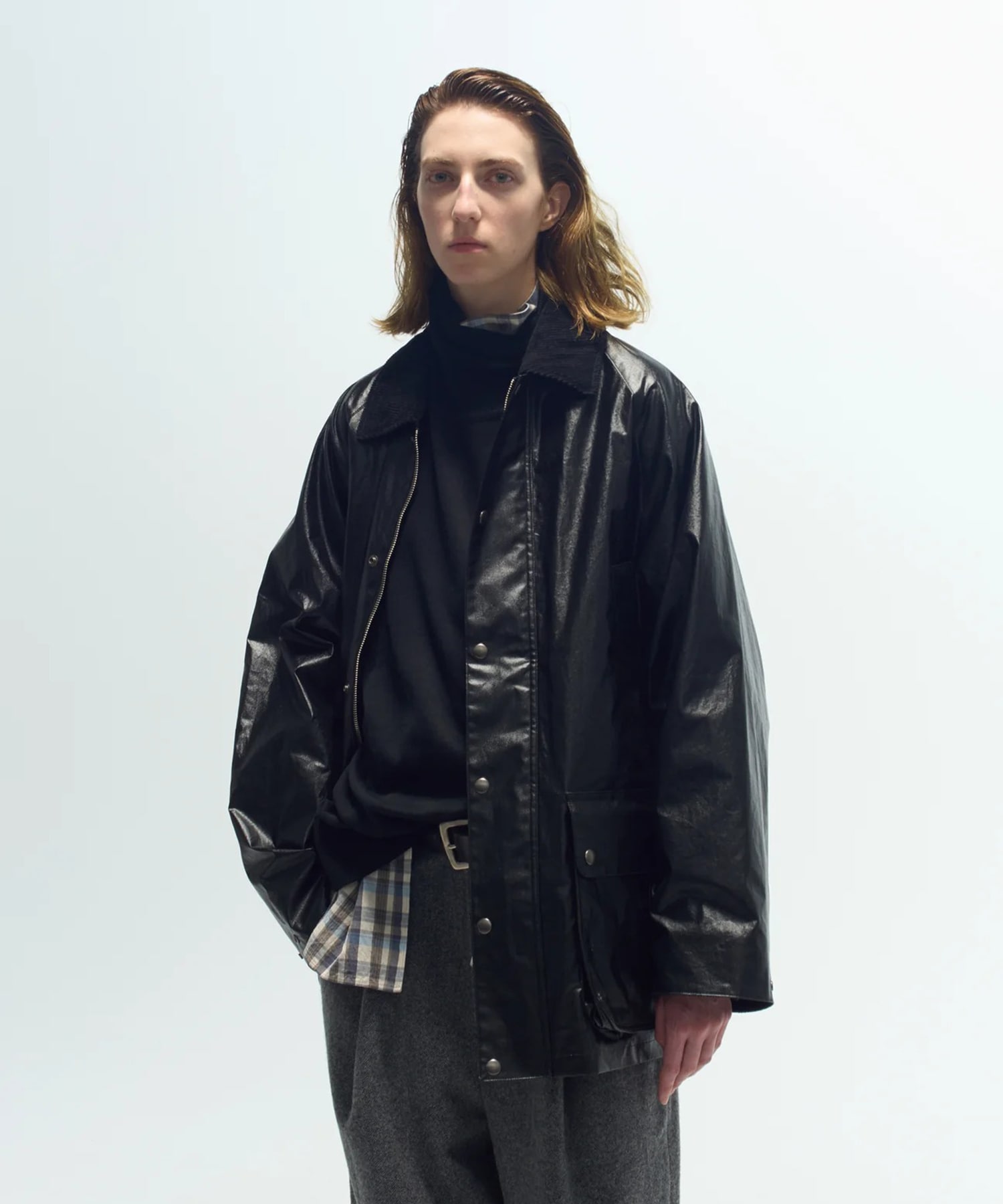 REGULAR COLLAR L/S CHECK SHIRTS URU TOKYO