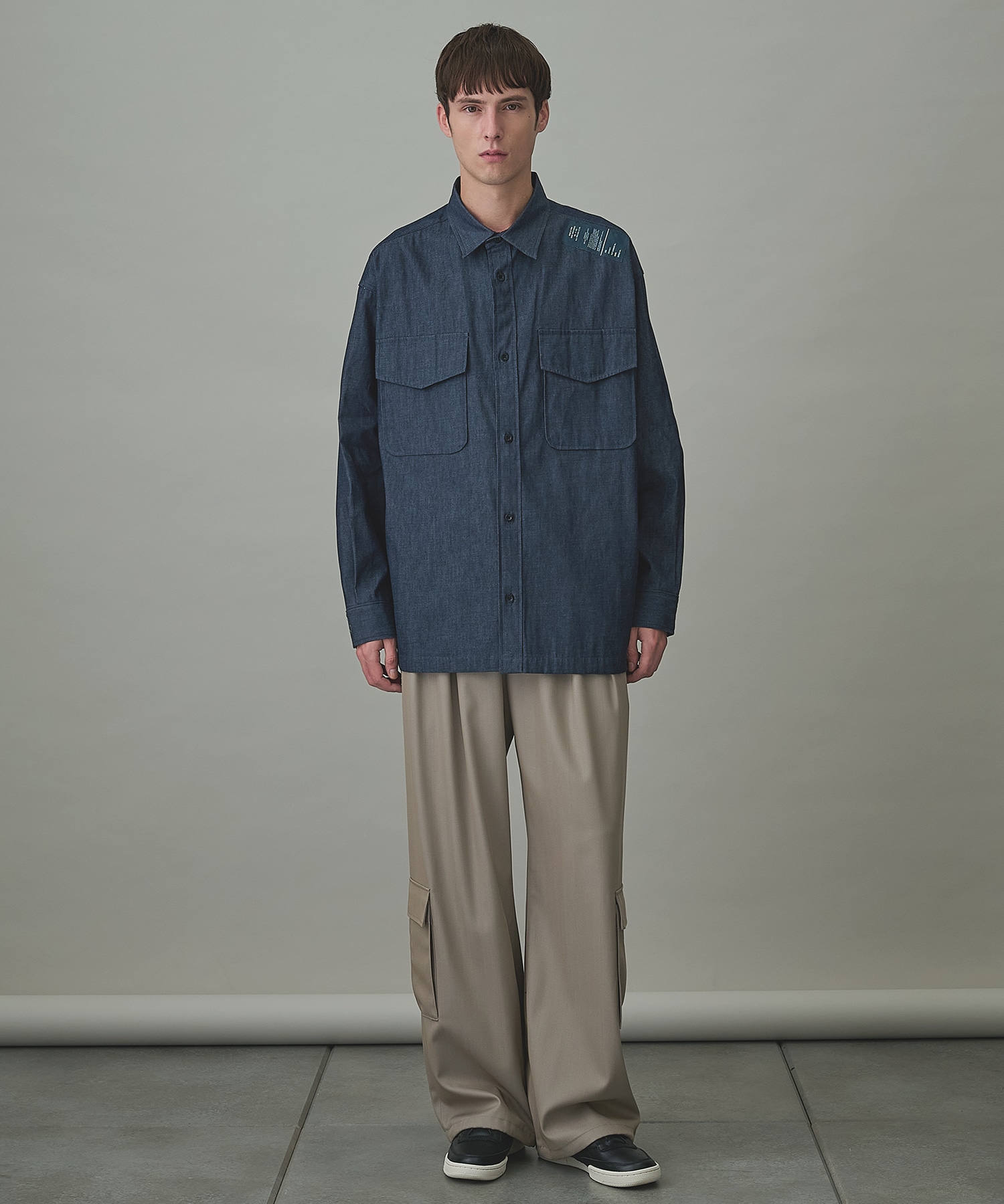 別注 DENIM L/S SHIRTS N.HOOLYWOOD
