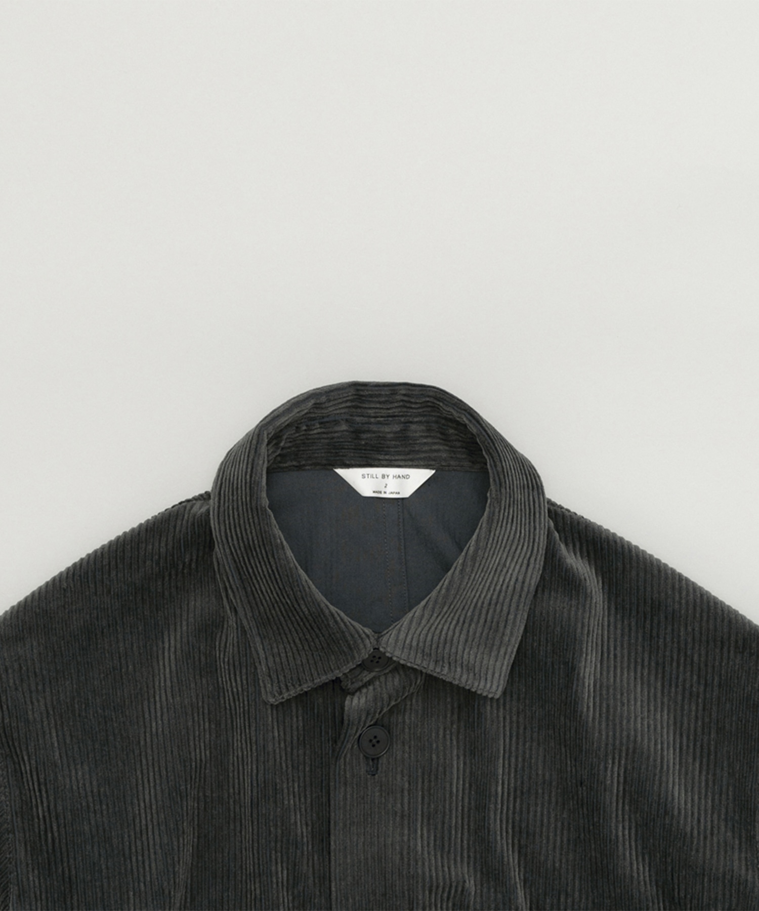 Corduroy shirt jacket STILL BY HAND