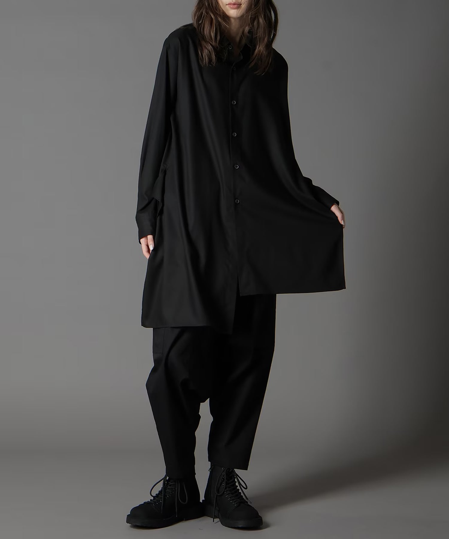 TR VIYELLA ASYMMETERY SHIRT GroundY