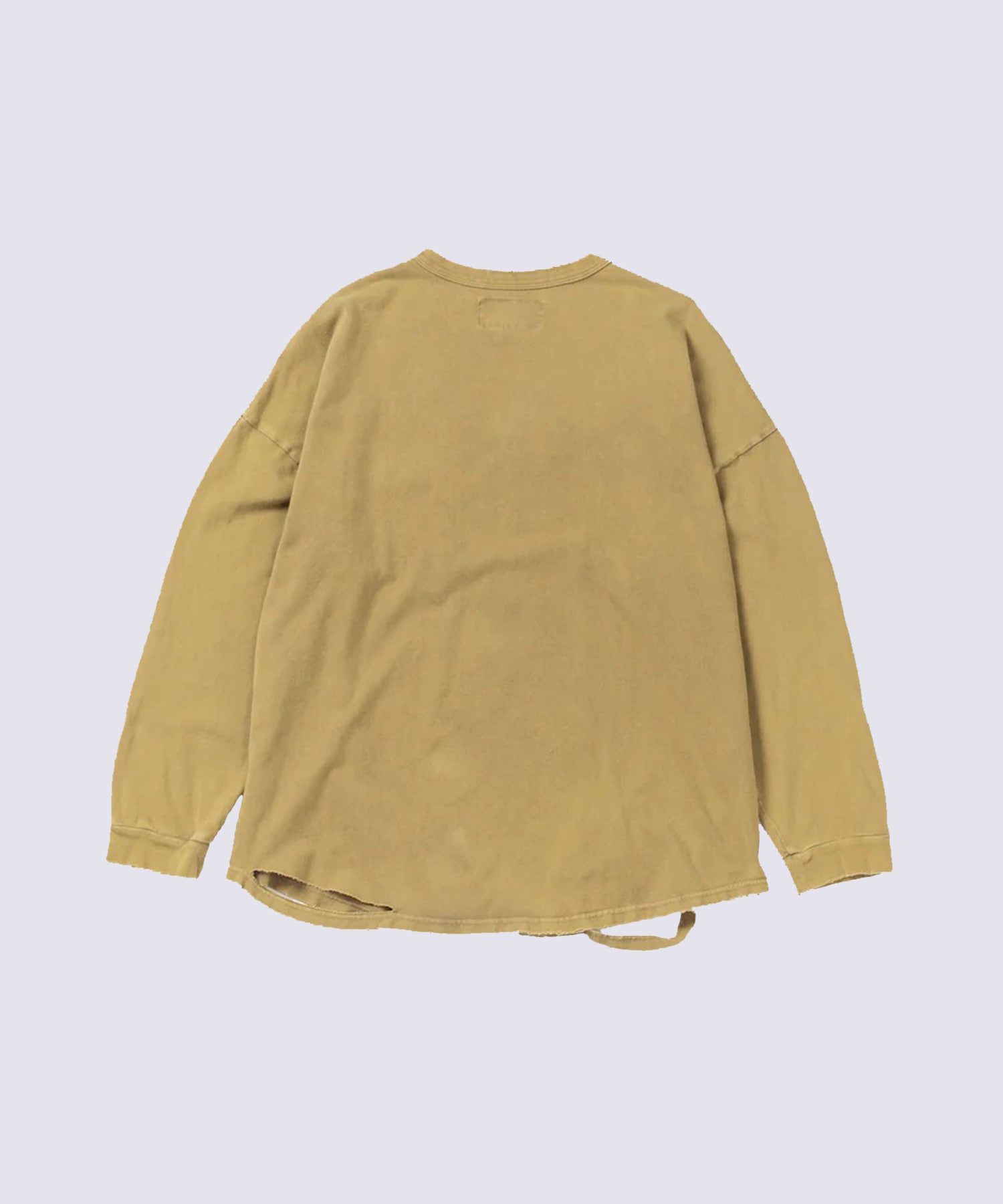 MOSS STITCH DAMAGED POCKET L/S T-S ANACHRONORM