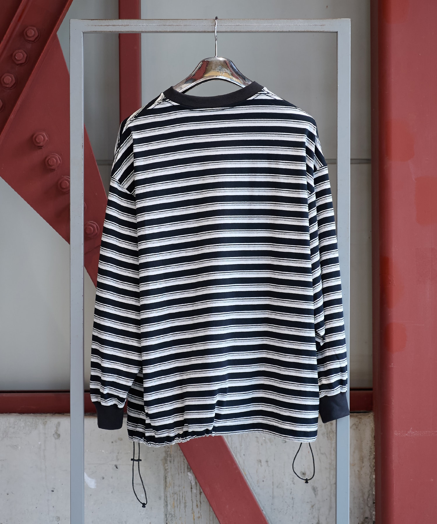 BALLOON STRIPES LONG SLEEVE T SHIRT is-ness