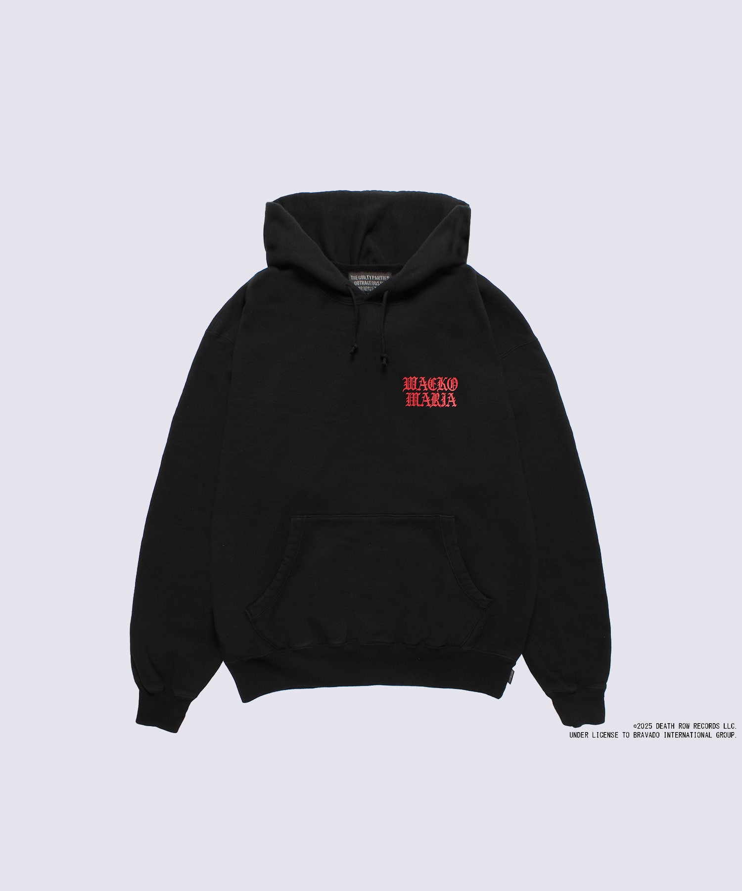 DEATH ROW RECORDS / WASHED MIDDLE WEIGHT PULLOVER HOODIE WACKO MARIA