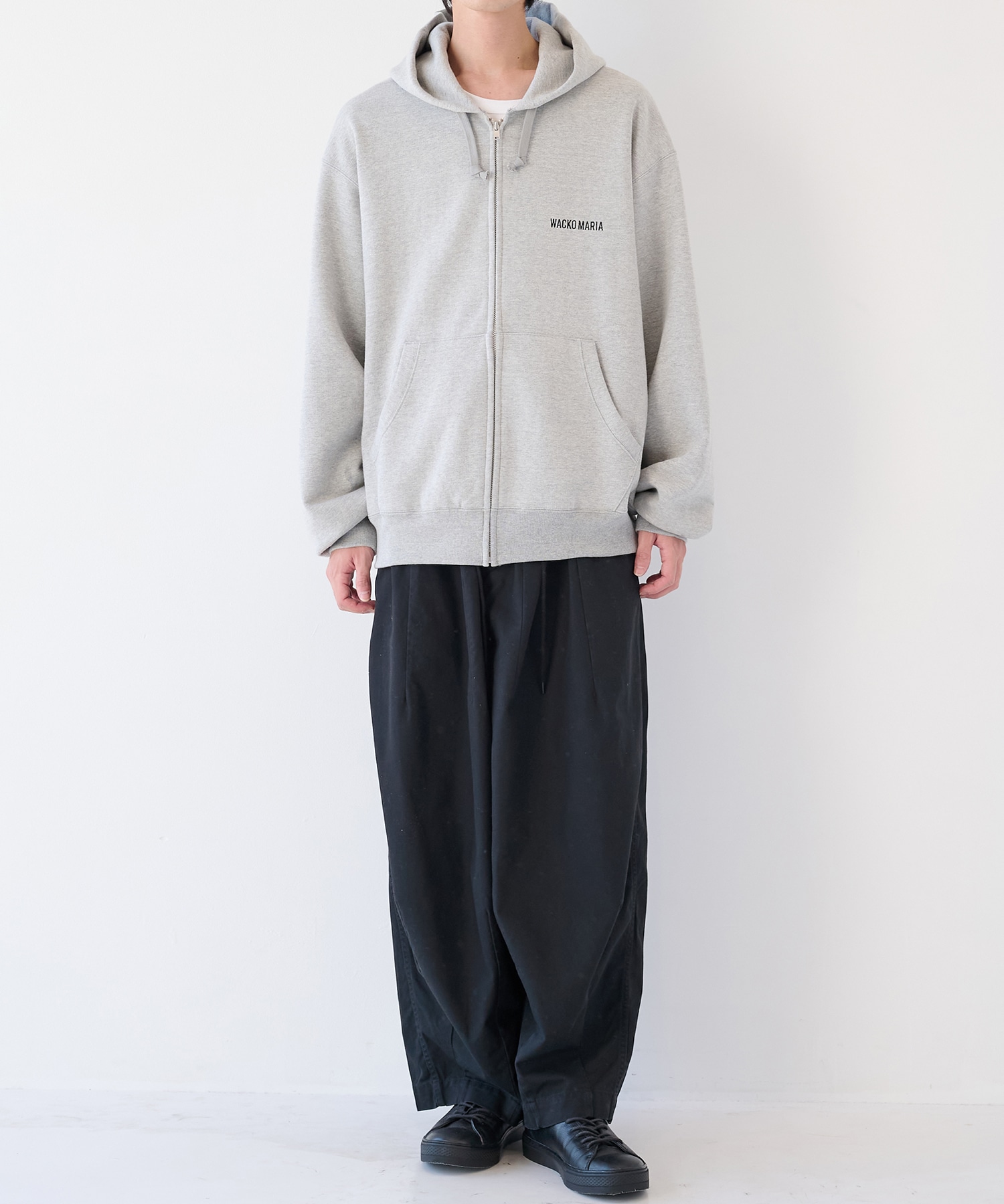 HEAVY WEIGHT FULL ZIP HOODED SWEAT SHIRT WACKO MARIA