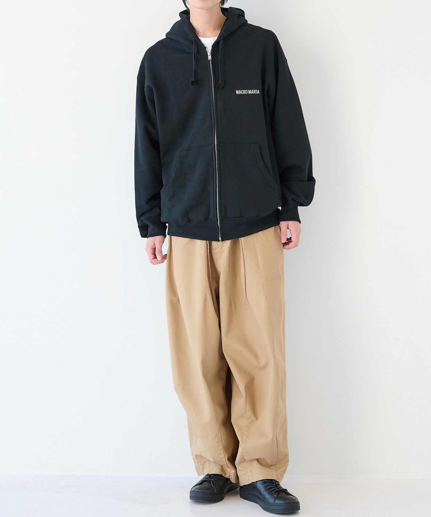 HEAVY WEIGHT FULL ZIP HOODED SWEAT SHIRT WACKO MARIA