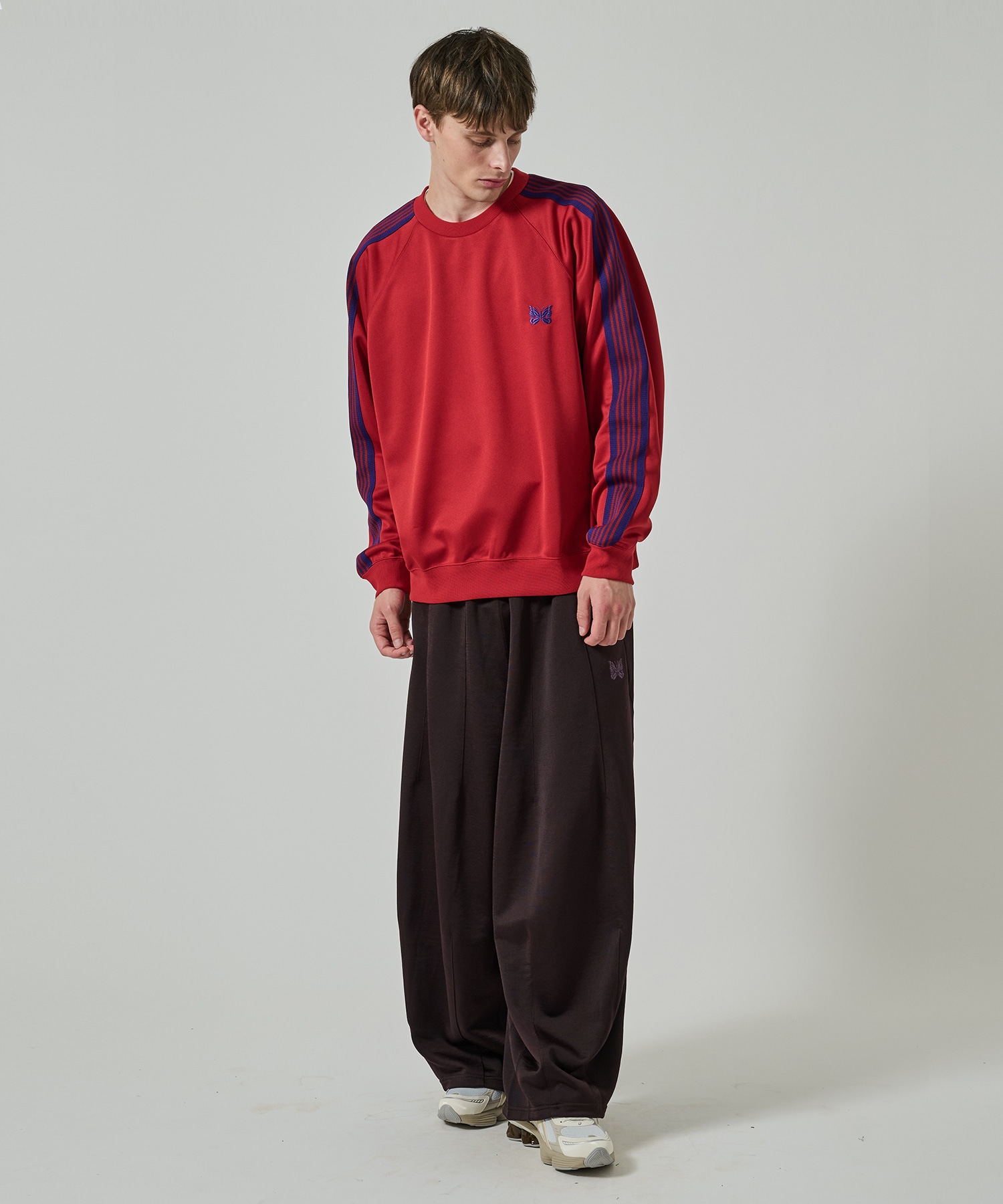 Track Crew Neck Shirt - Poly Smooth NEEDLES