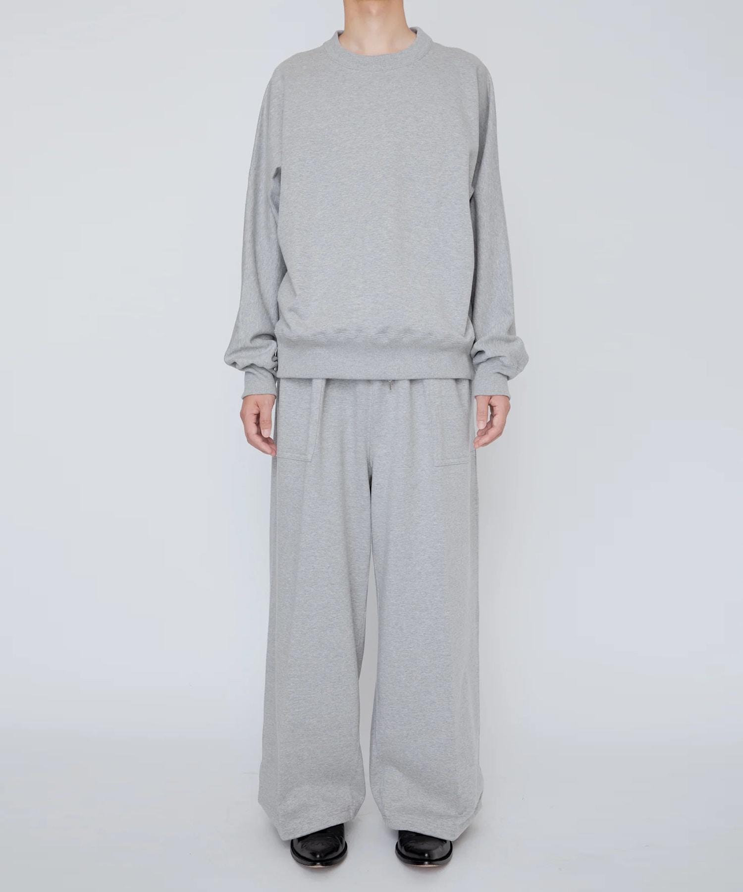 ONE-SIDE KIMONO SLEEVE SWEATSHIRT_LOOSE FIT RAINMAKER
