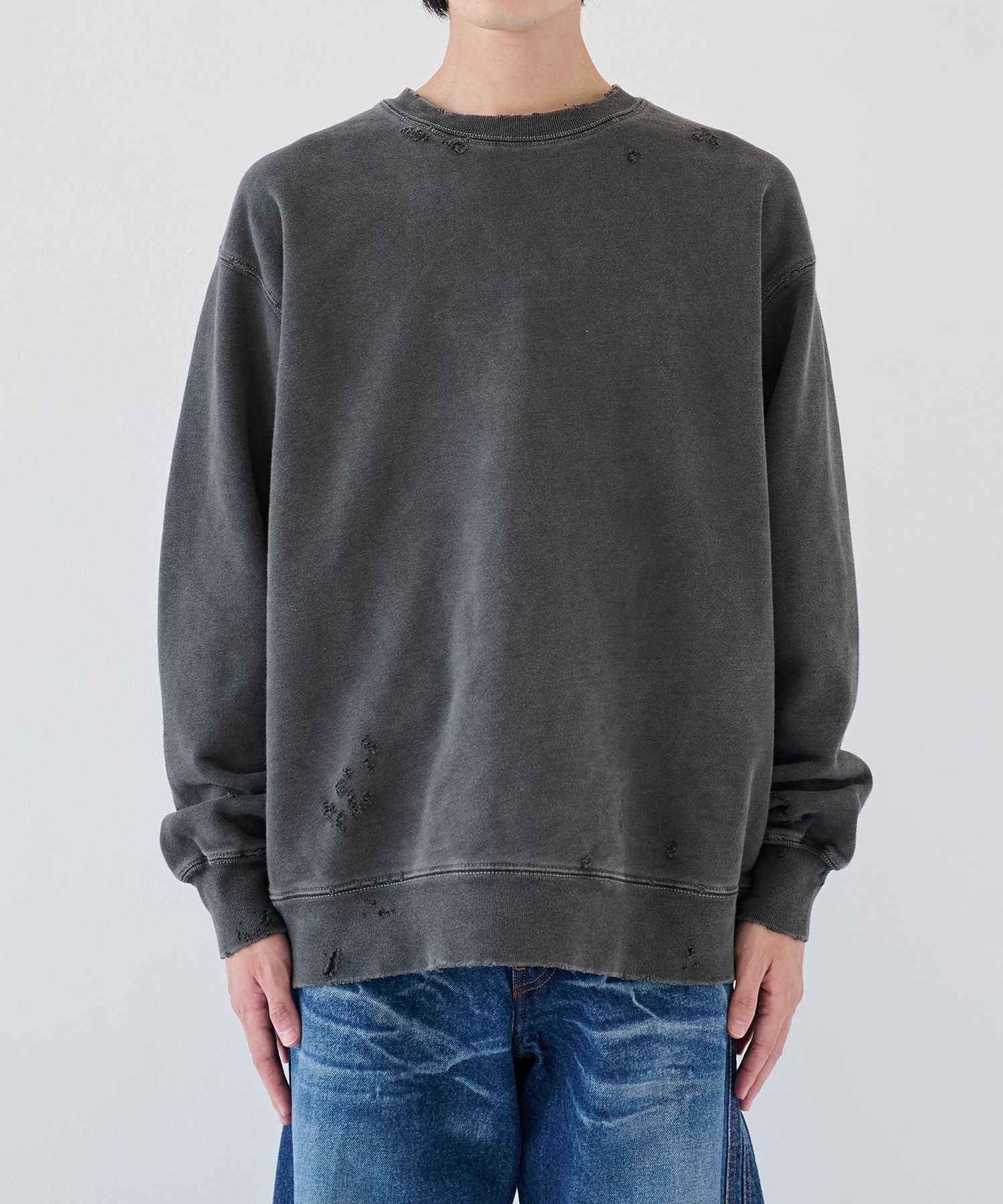 DAMAGE PIGMENT SWEAT CREW JieDa
