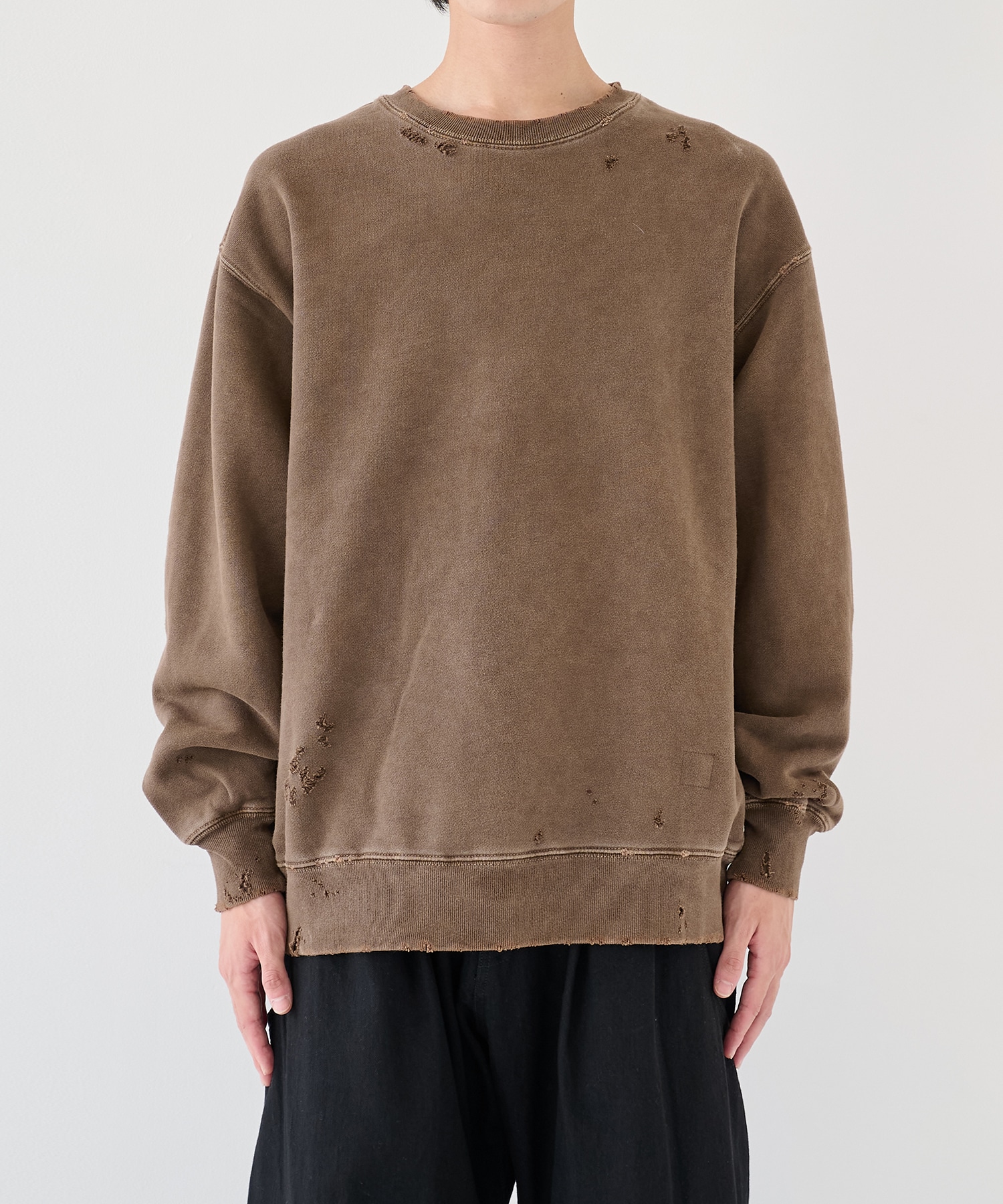 DAMAGE PIGMENT SWEAT CREW JieDa