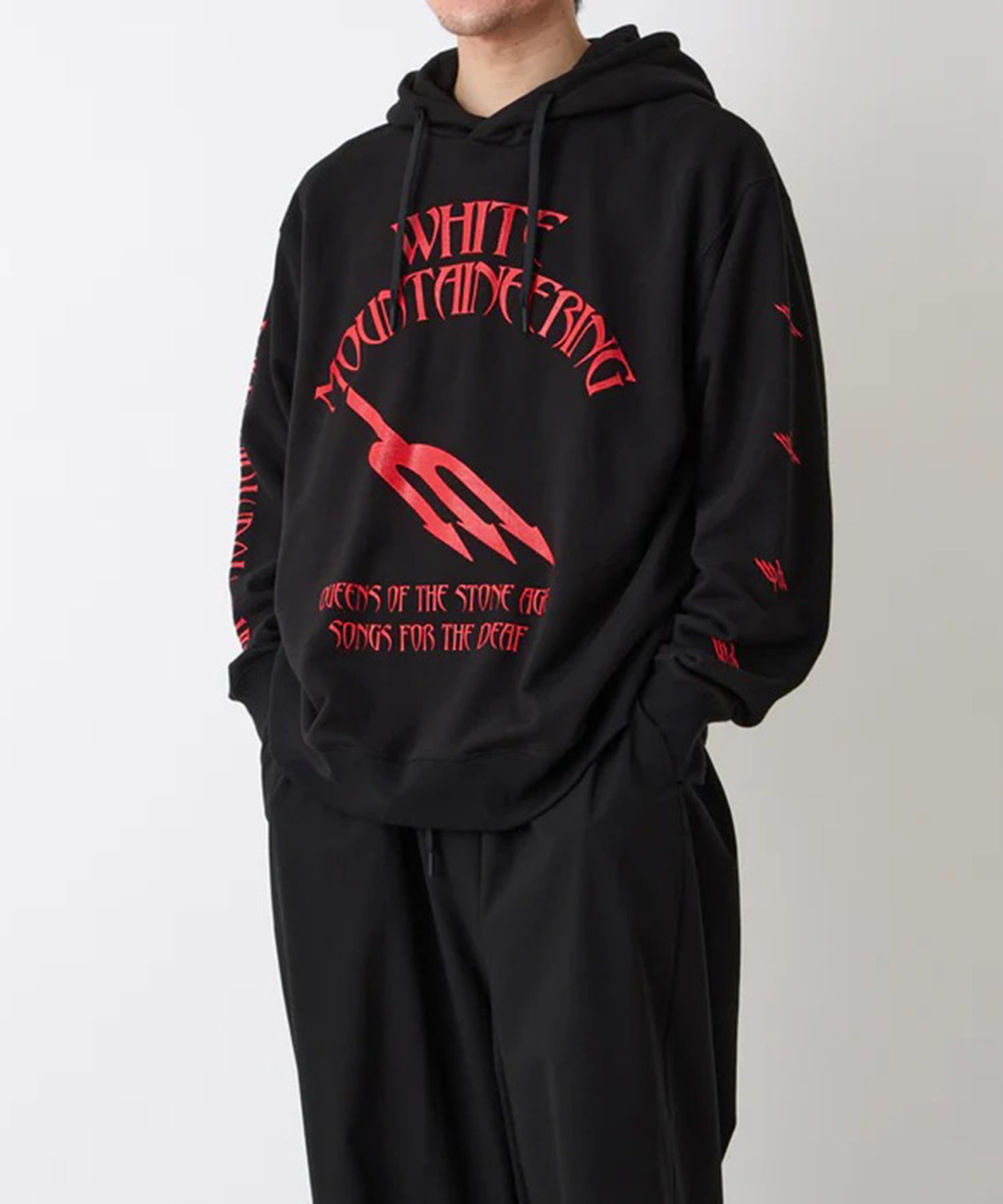 QOTSA SONGS FOR THE DEAF HOODIE White Mountaineering