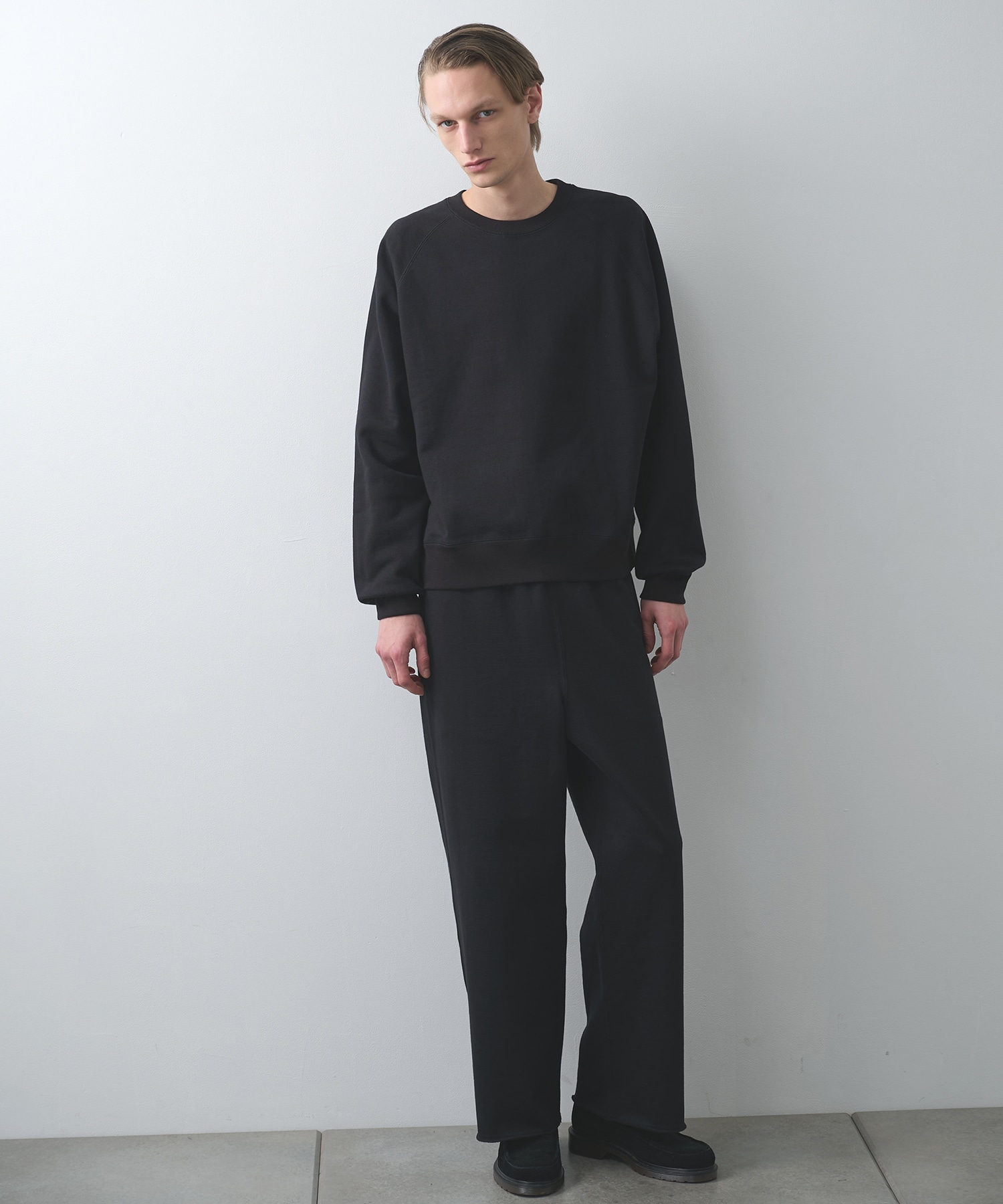 リサイクルスビンオーガニックコットン裏毛 / ラグランクルーネック MARKAWARE/marka