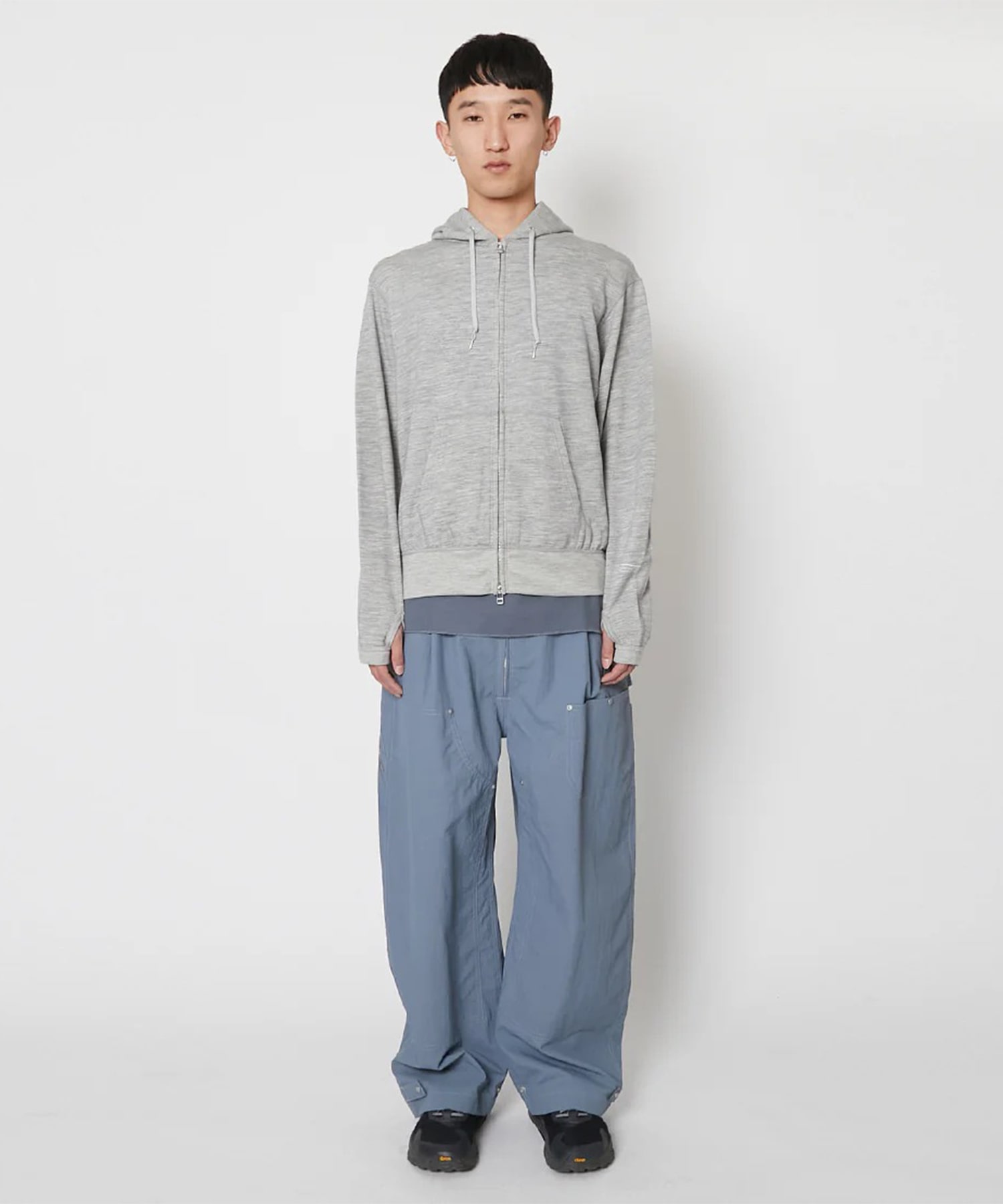 Super 140s /130s Melino Wool Zip Up Parka Product Twelve