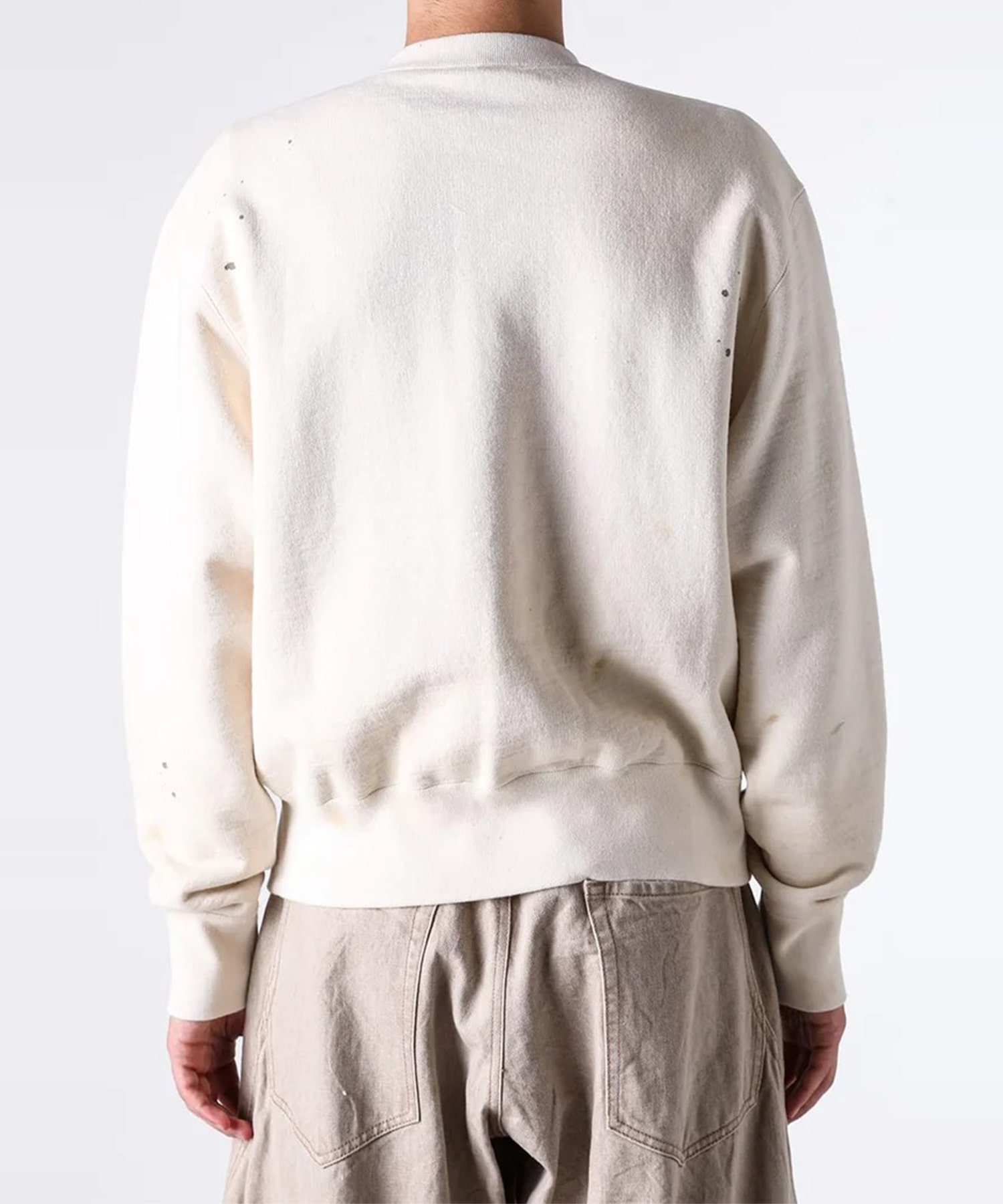 Vintage-effect sweat cardigan KHOKI