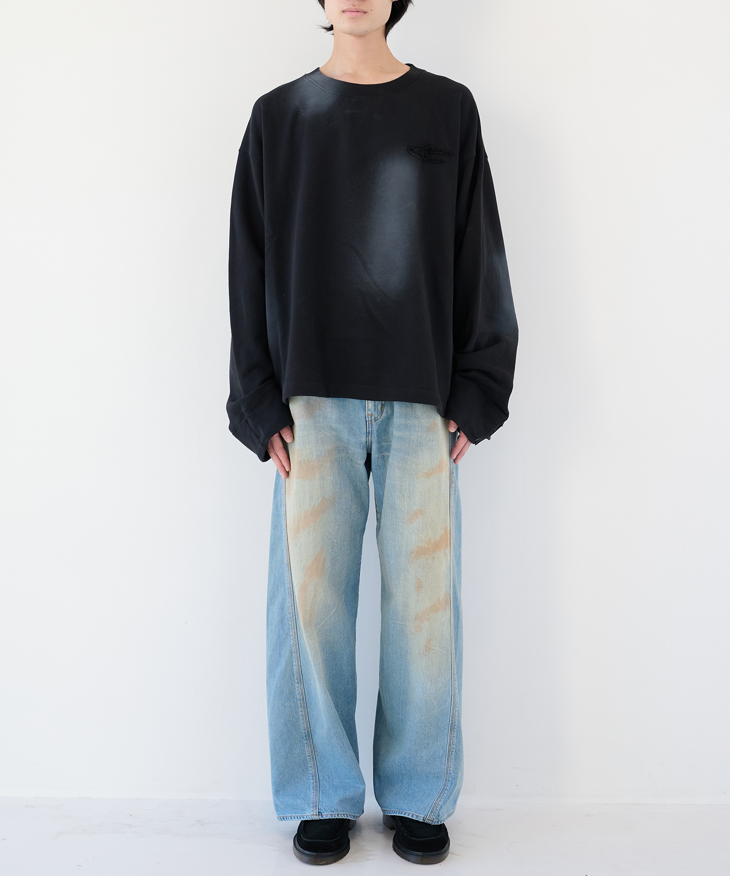 別注 CPG LOGO FADE SWEAT CREW CPG