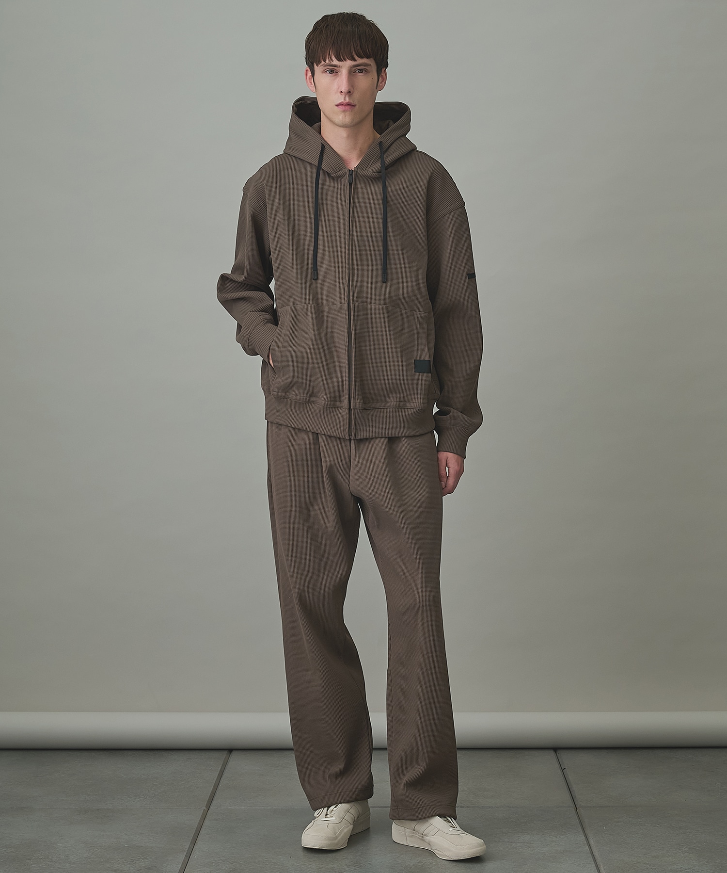 別注 WAFFLE ZIP UP HOODIE N.HOOLYWOOD