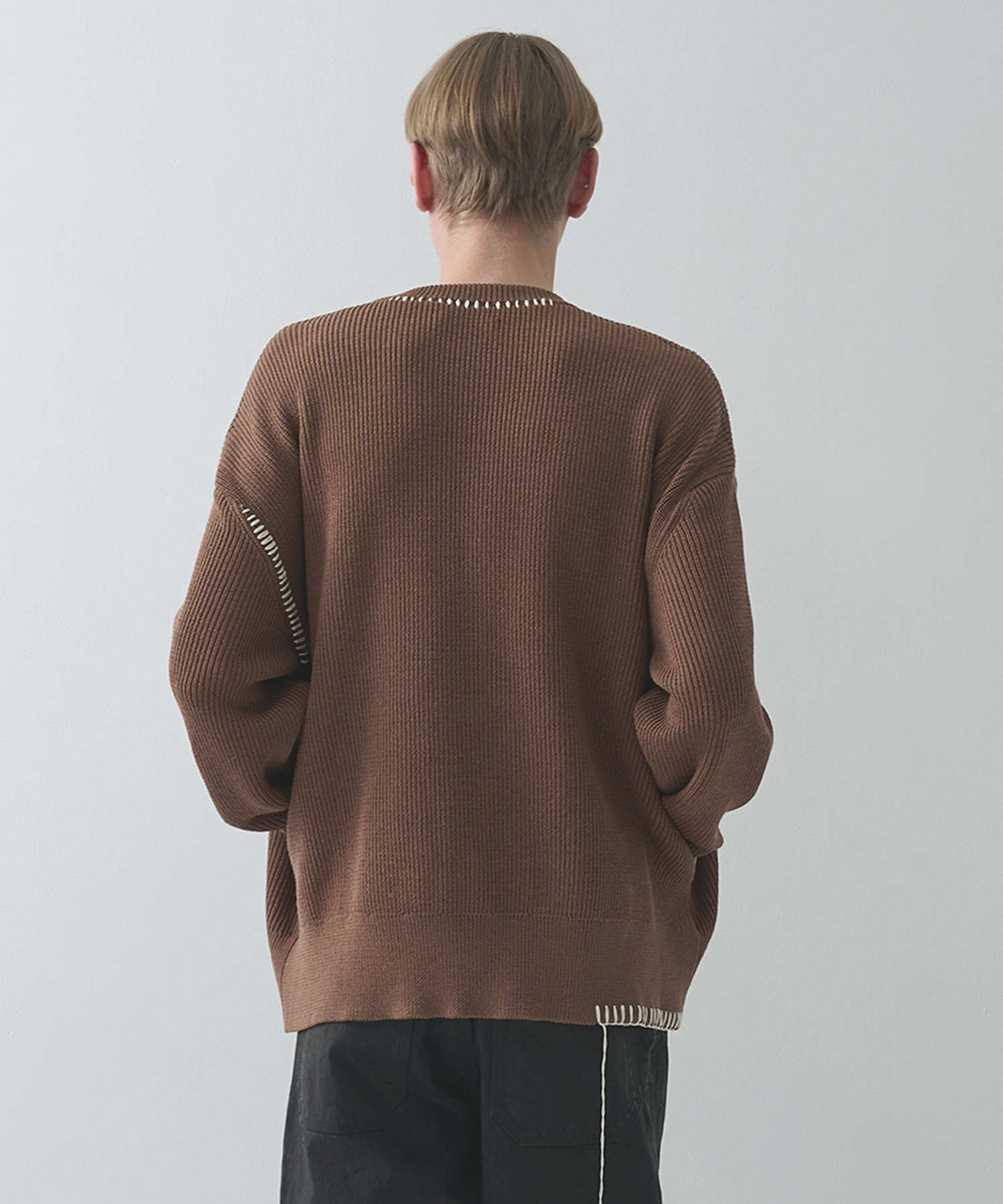 別注OFFICE CREW CARDIGAN OUAT