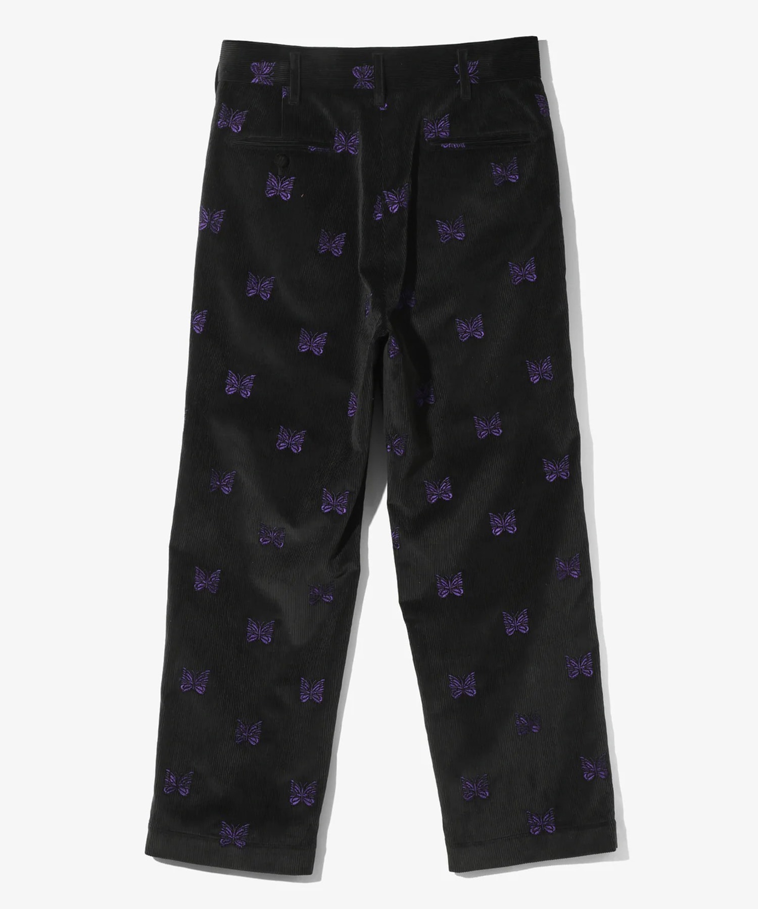 Straight Trouser - Papillon Emb. Corduroy｜NEEDLES