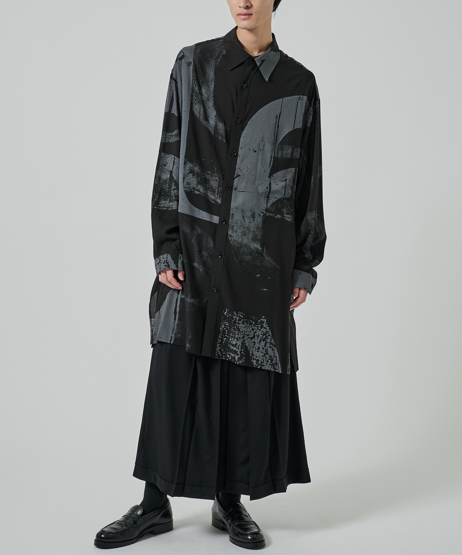 WOOL GABARDINE GY HAKAMA TYPE1 GroundY