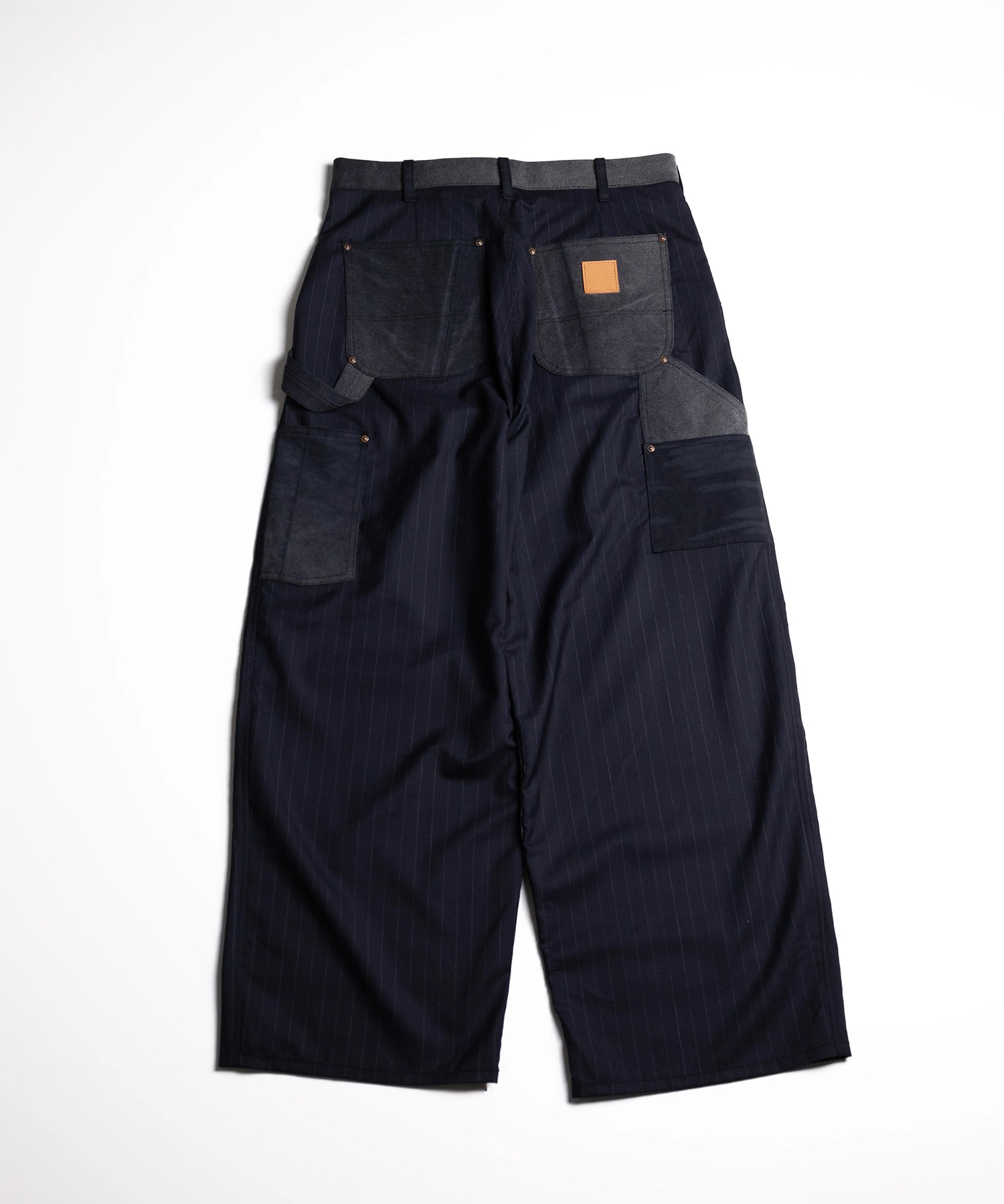 Vintage-effect work pants KHOKI