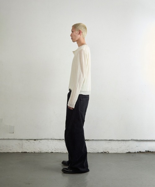 3D TWISTED WIDE LEG 5P PANTS NVRFRGT