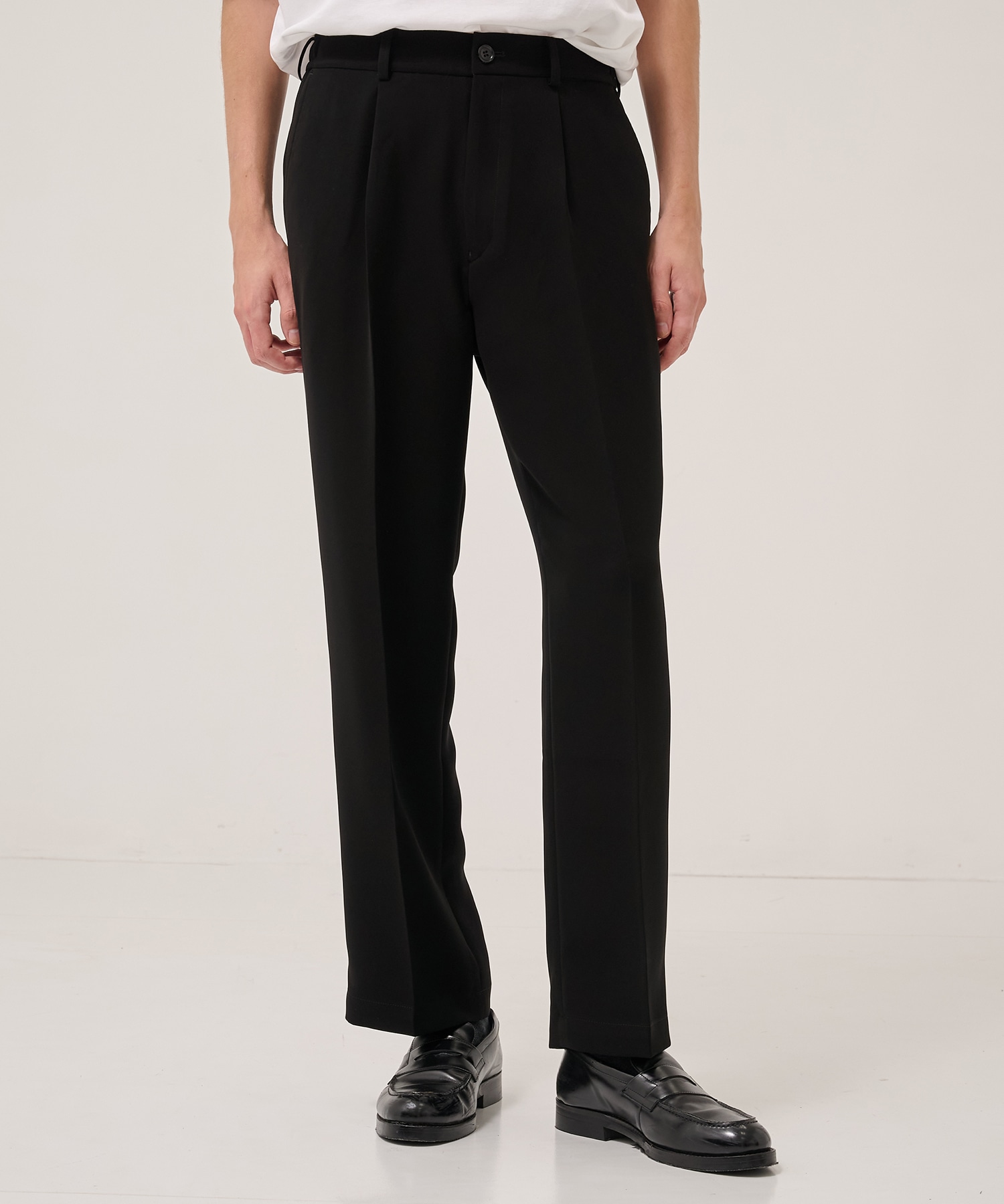 2252-PT06-095 1TUCK PANTS N.HOOLYWOOD