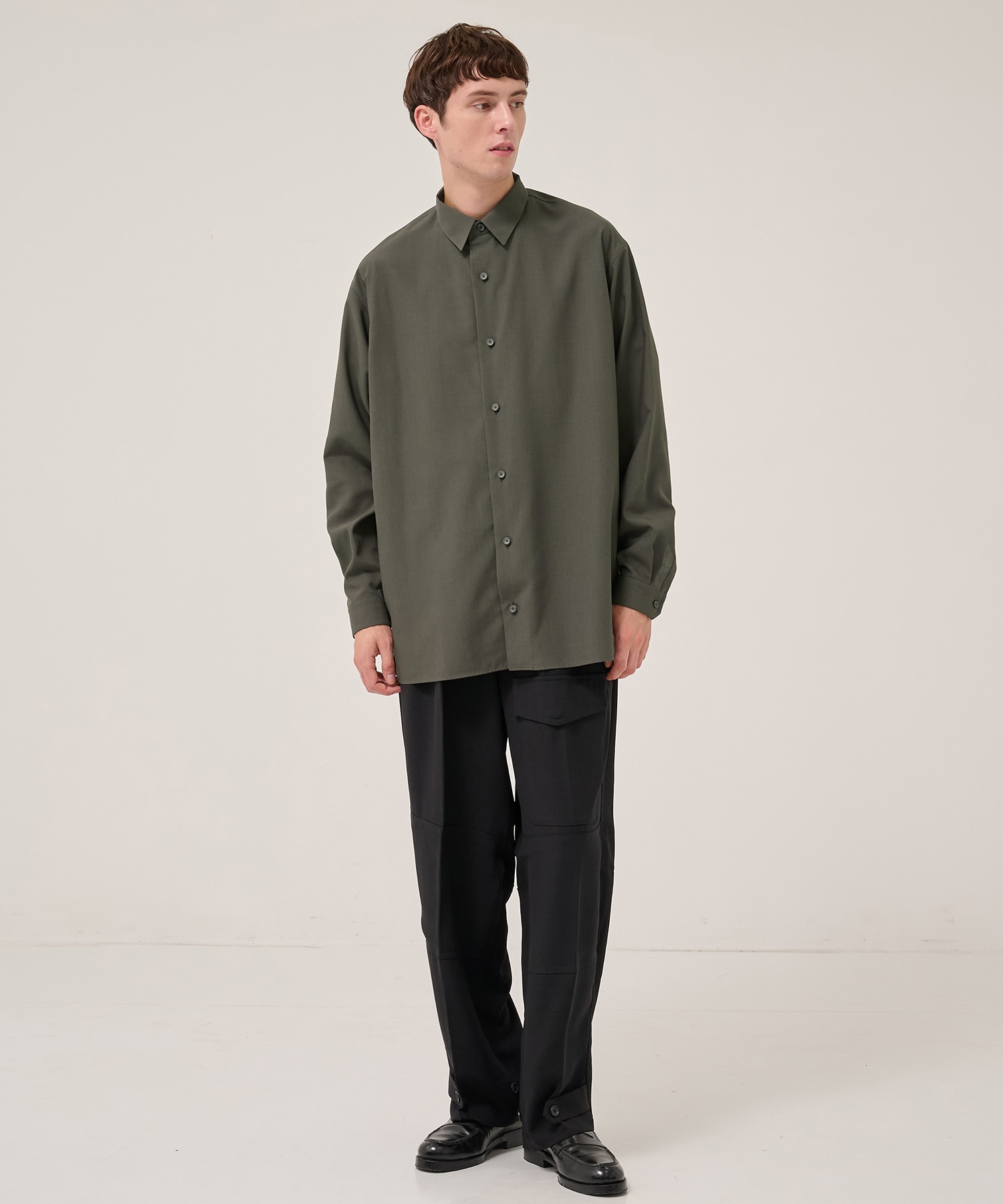 別注 MERANGE TWILL MILITARY DOUGI PANTS RAINMAKER