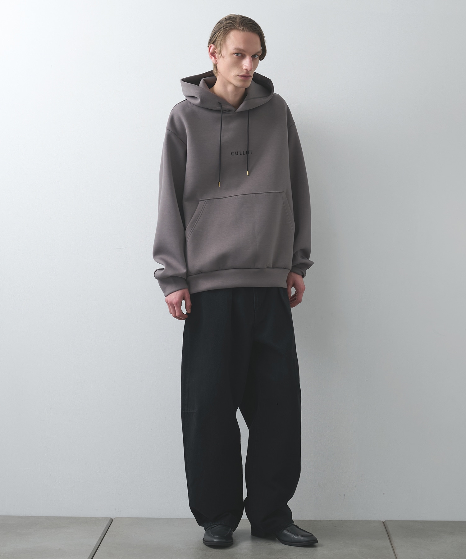 Barrel 1Tuck Wide Denim Pants with Long Belt CULLNI