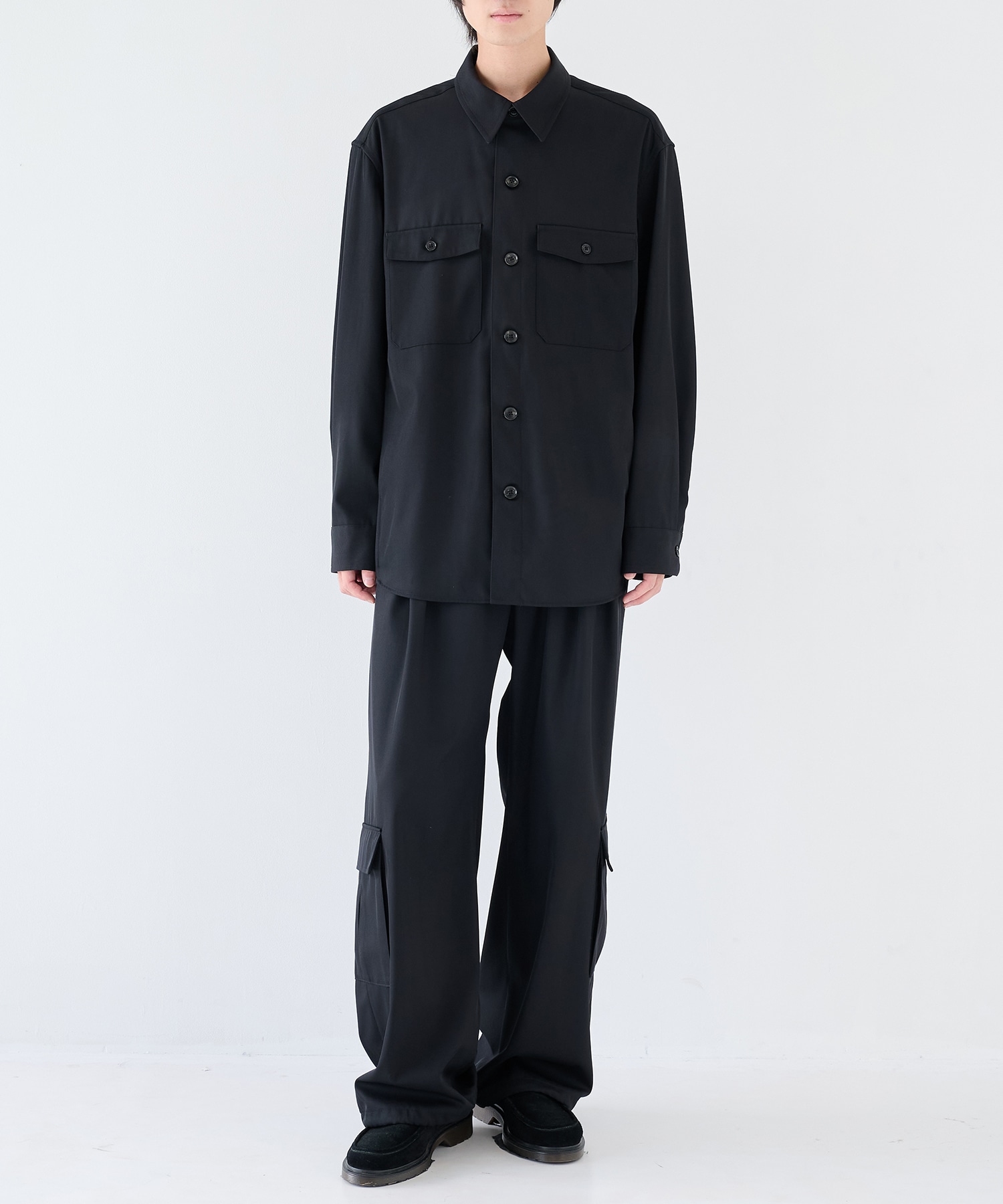 TWO TUCKS WIDE CARGO PANTS IRENISA