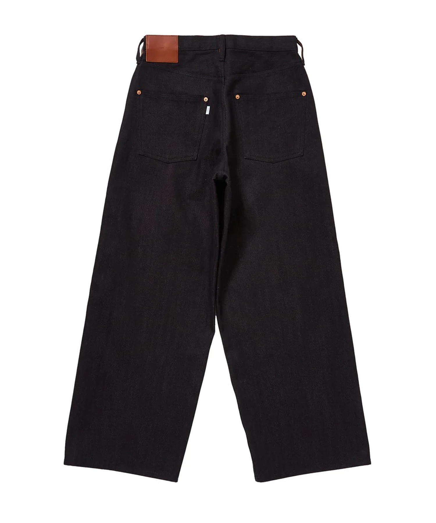 TWISTED HEATHER DENIM PANTS WIDE CUT SUGARHILL