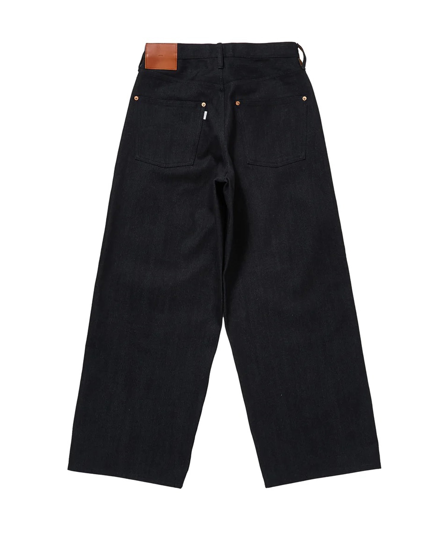 TWISTED HEATHER DENIM PANTS WIDE CUT SUGARHILL