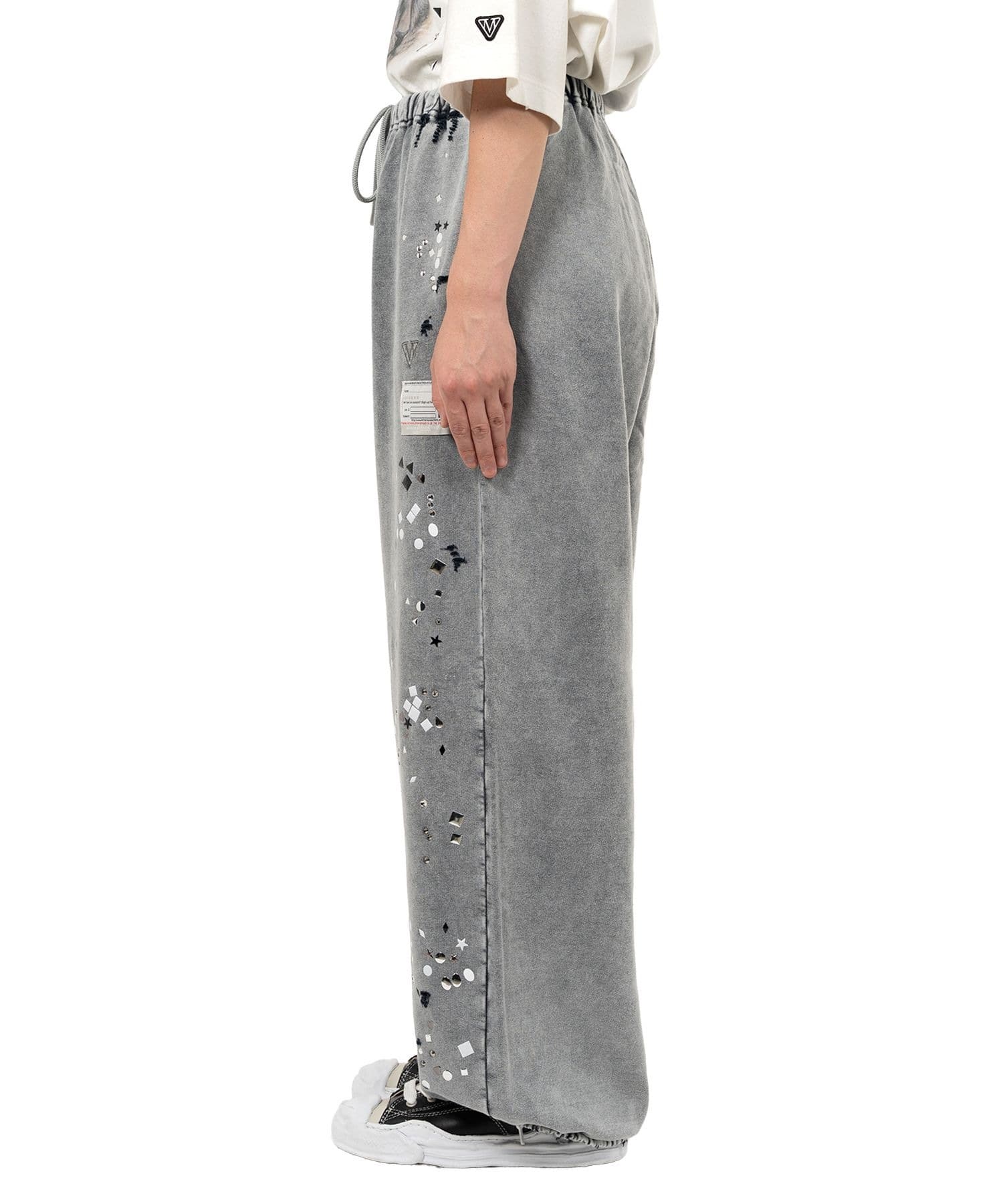 EMBELLISHED BLEACHED PANTS Maison MIHARA YASUHIRO