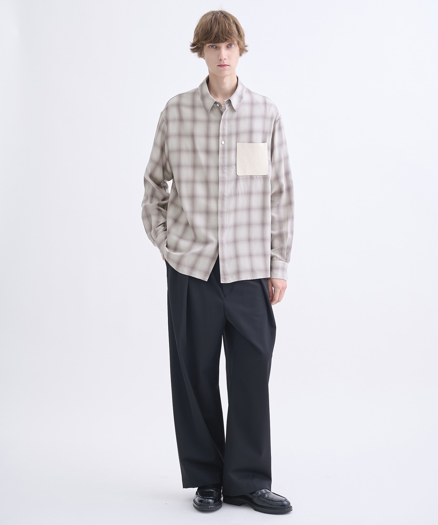 別注 Wool Wide Pants CULLNI