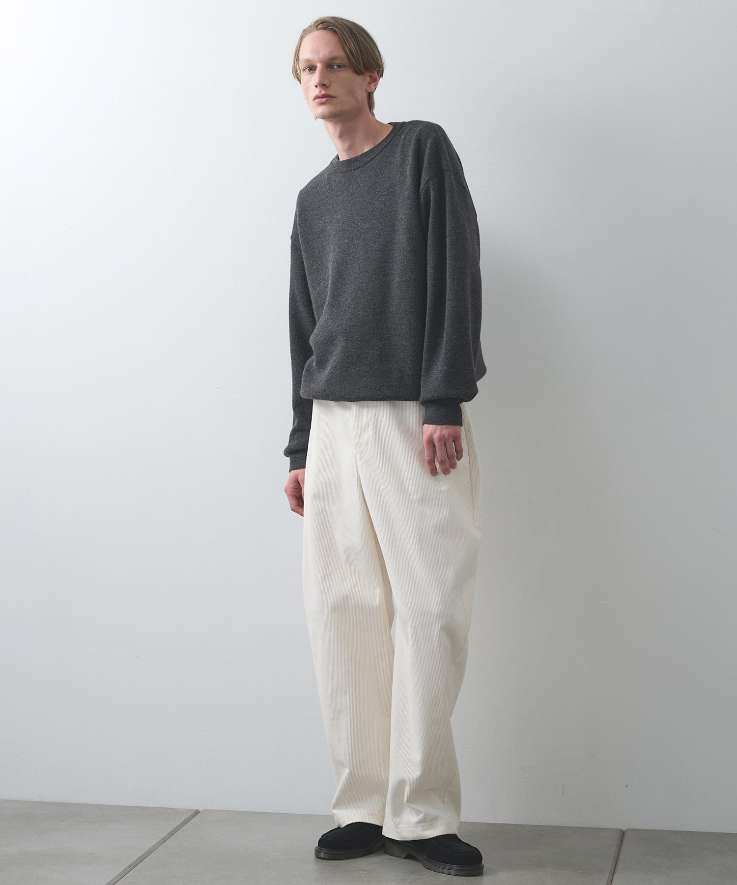 CORDUROY WIDE PANTS STUDIOUS