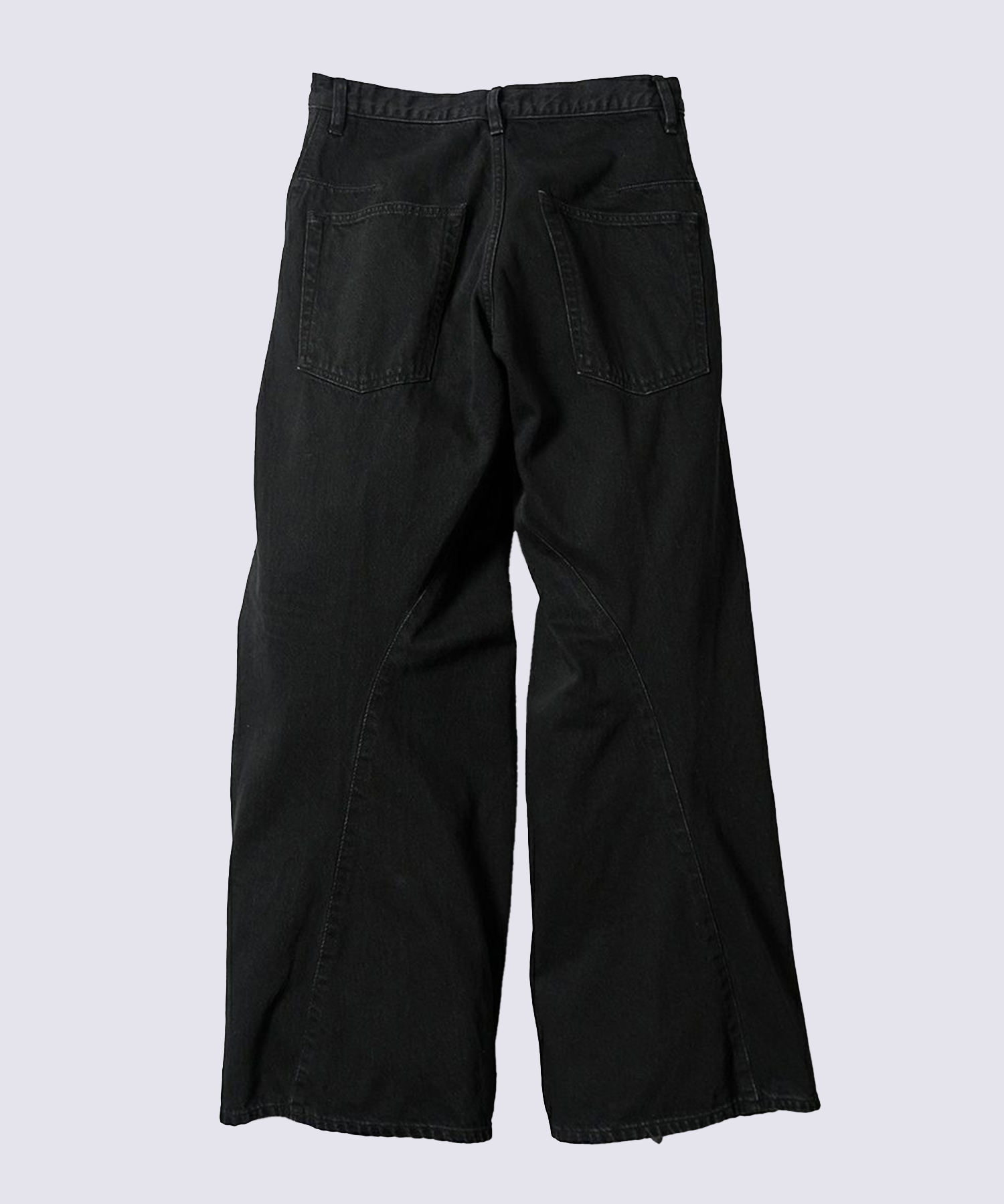 3D TWISTED WIDE LEG JEANS NVRFRGT