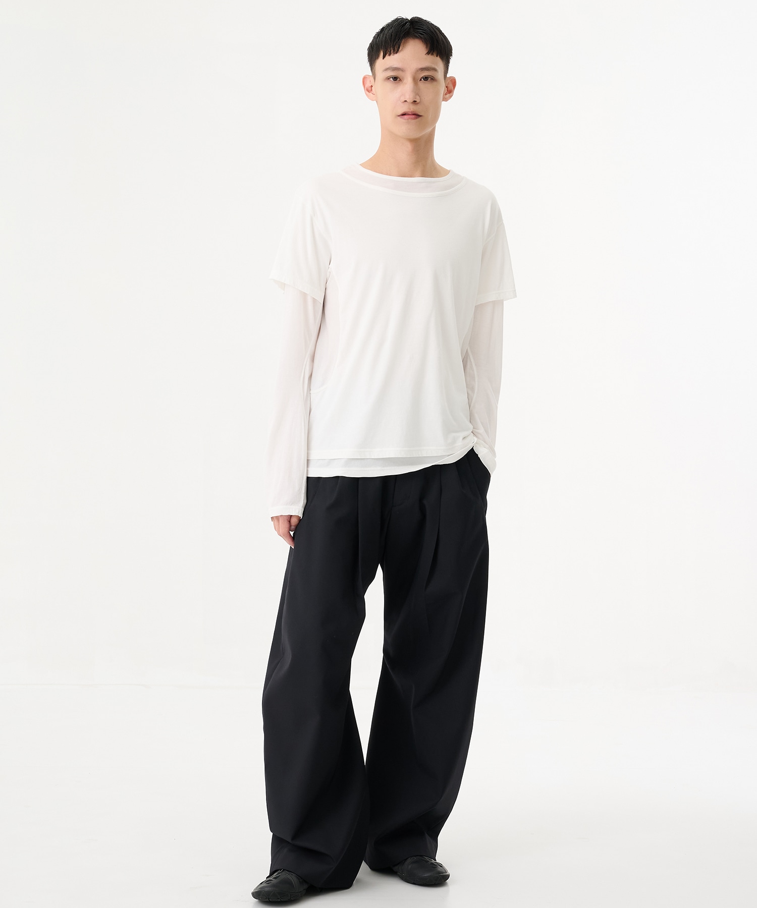 CURVED LEG UTILITY TROUSERS NVRFRGT