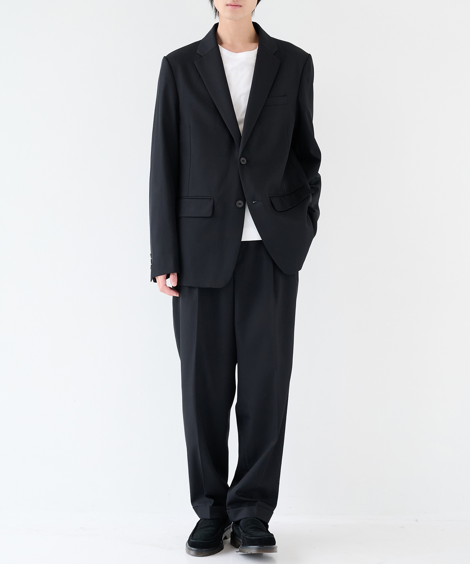 TWO TUCKS TAPERED TROUSERS IRENISA
