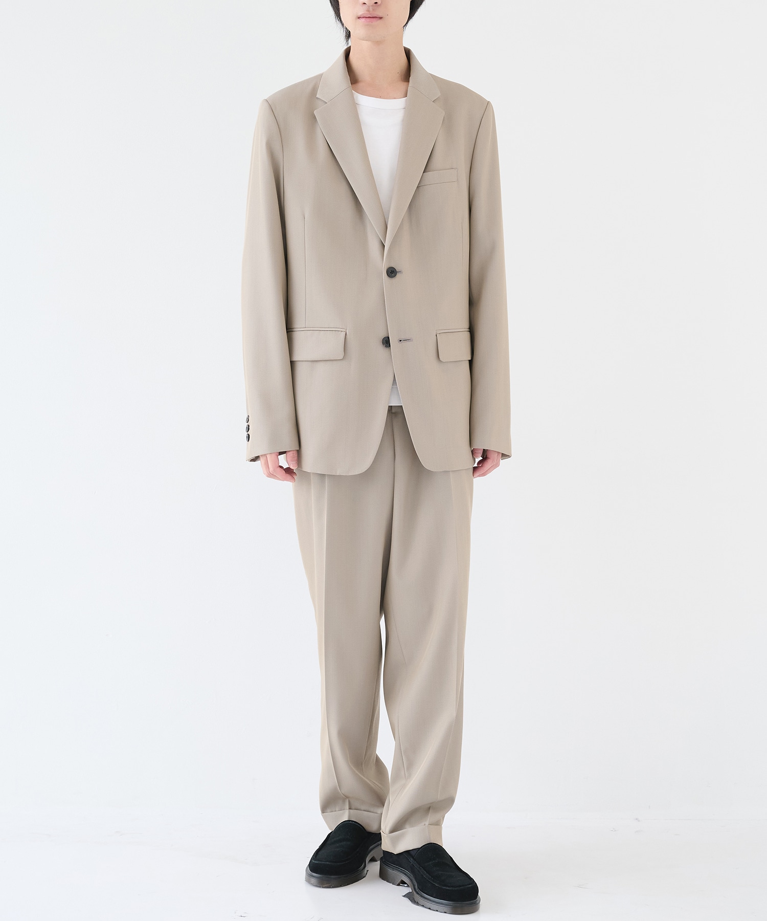 TWO TUCKS TAPERED TROUSERS IRENISA
