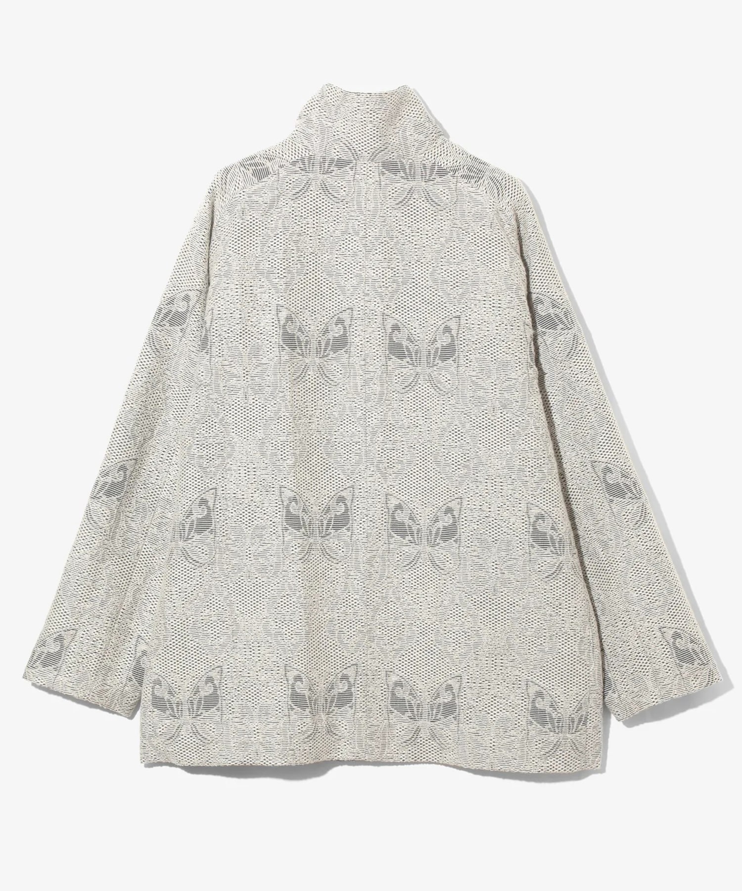Stand Collar Jacket - Papillon Jacquard NEEDLES